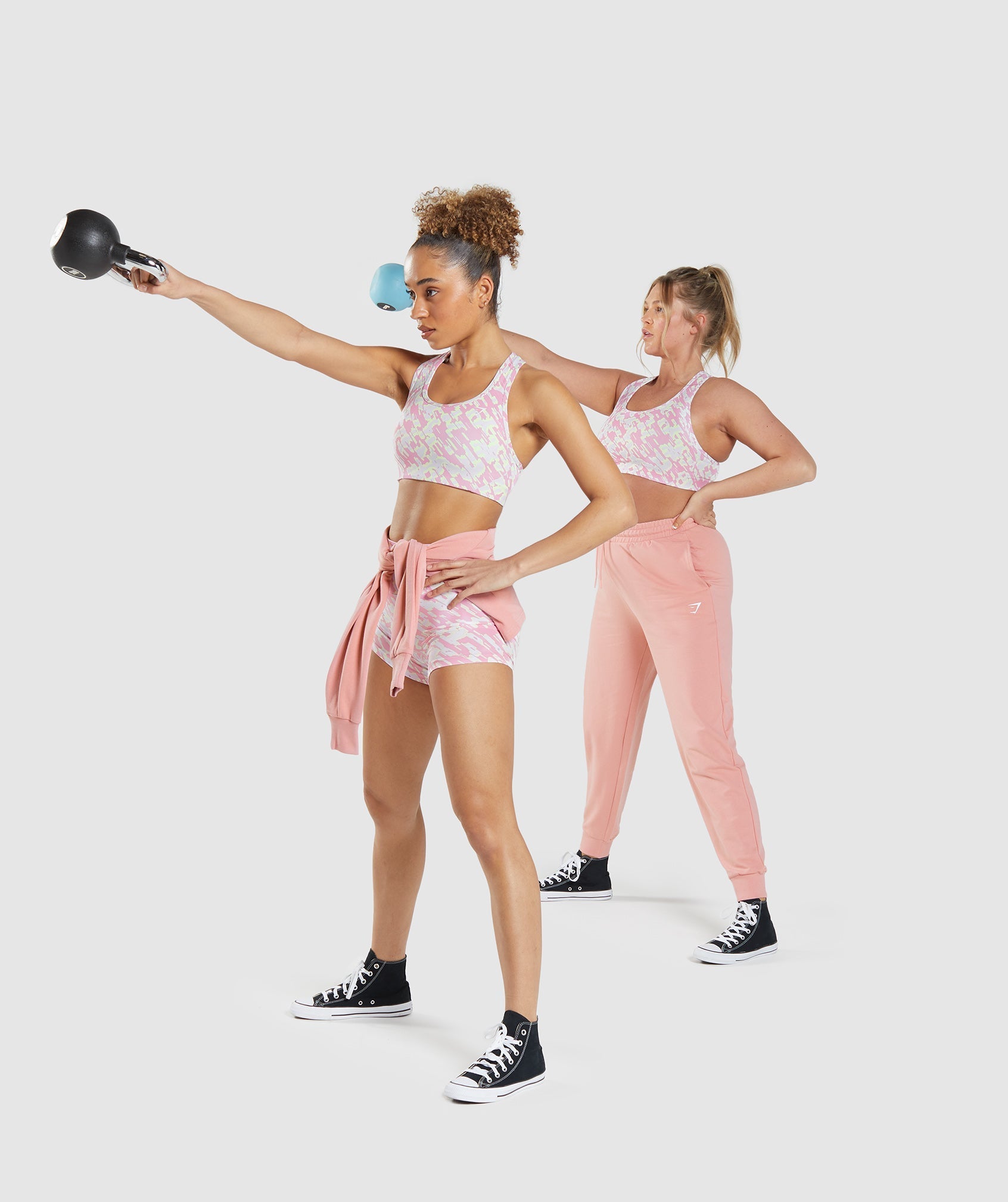 Gymshark Sports Bra Women Extra Small Top Run Gym Yoga Racerback Pink  Cruise