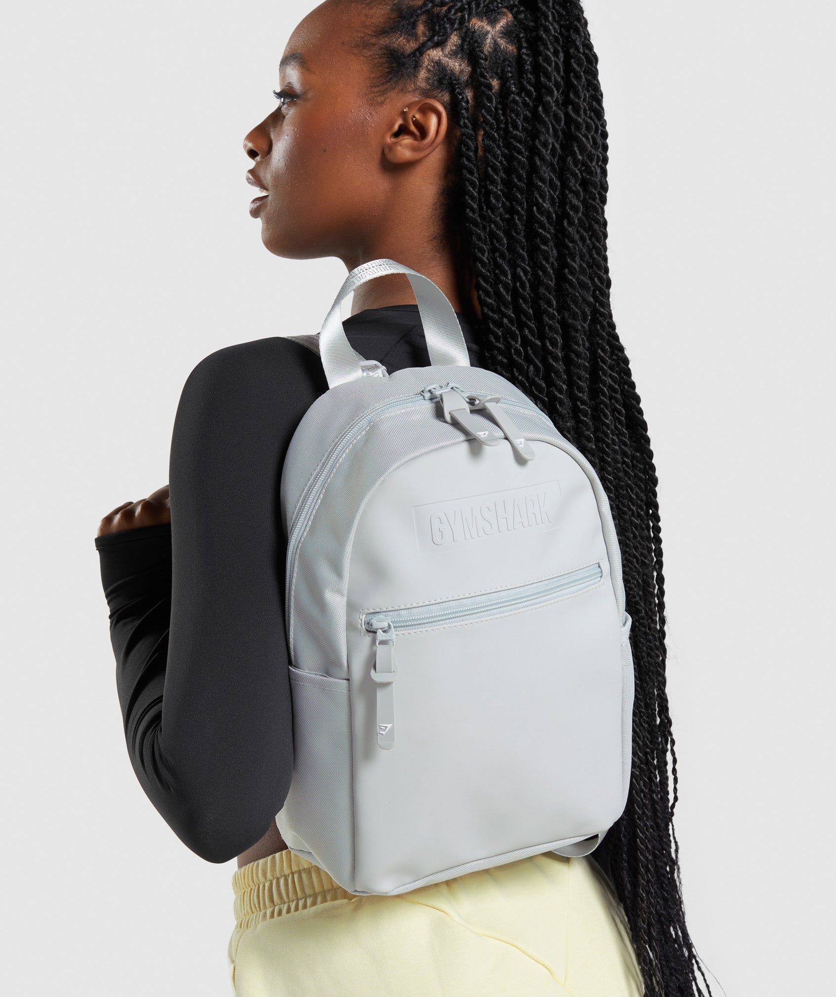 Everyday Mini Backpack in Light Grey