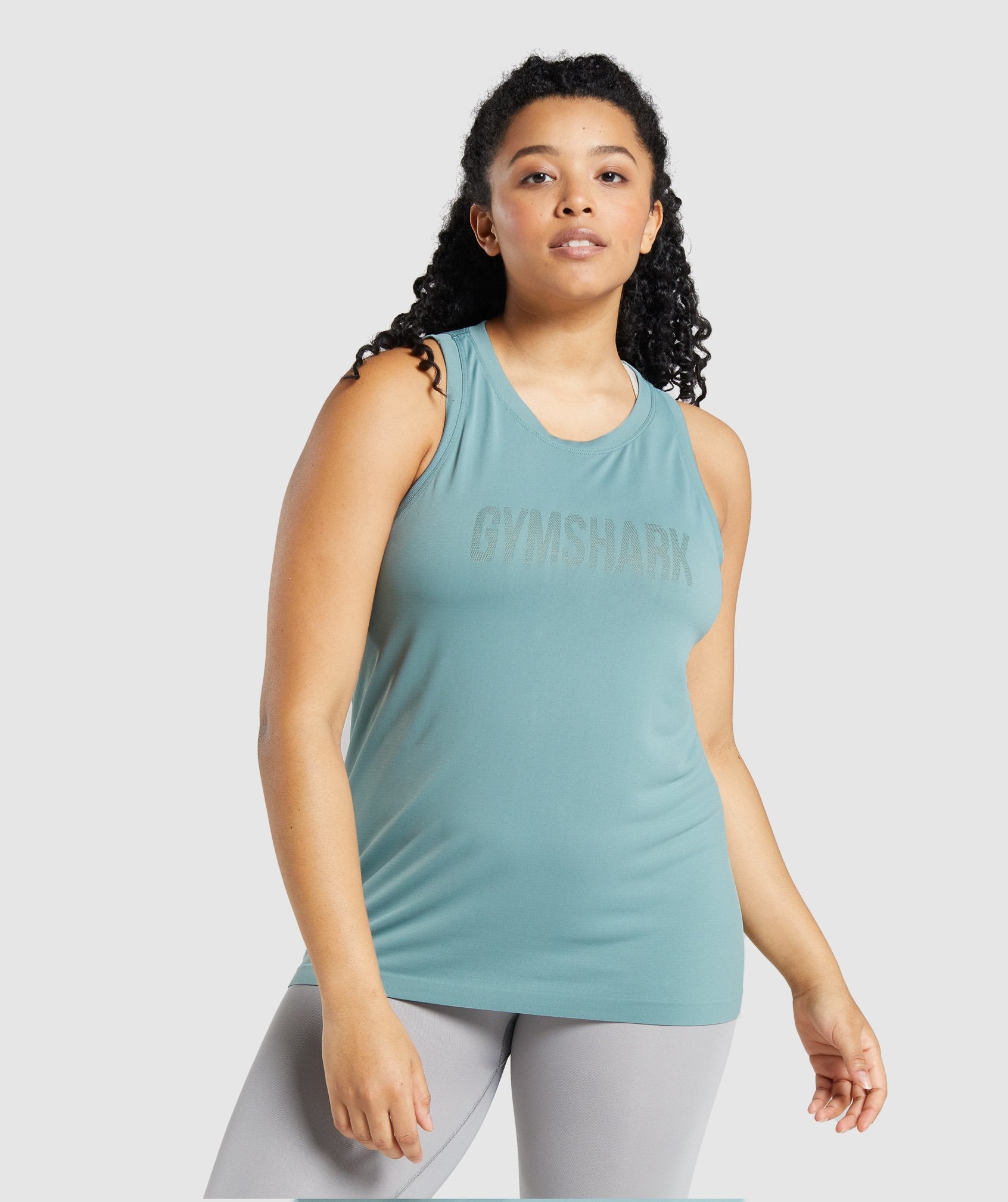 Fit Seamless Tank in Light Green - view 1