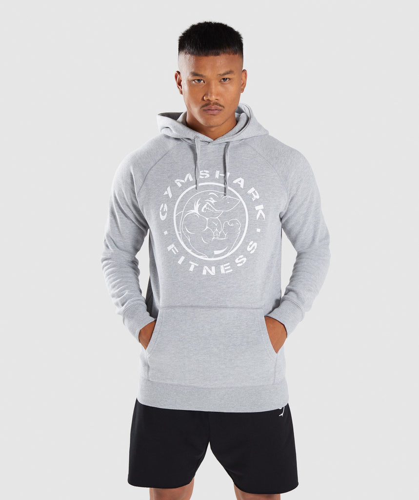 grey gymshark hoodie