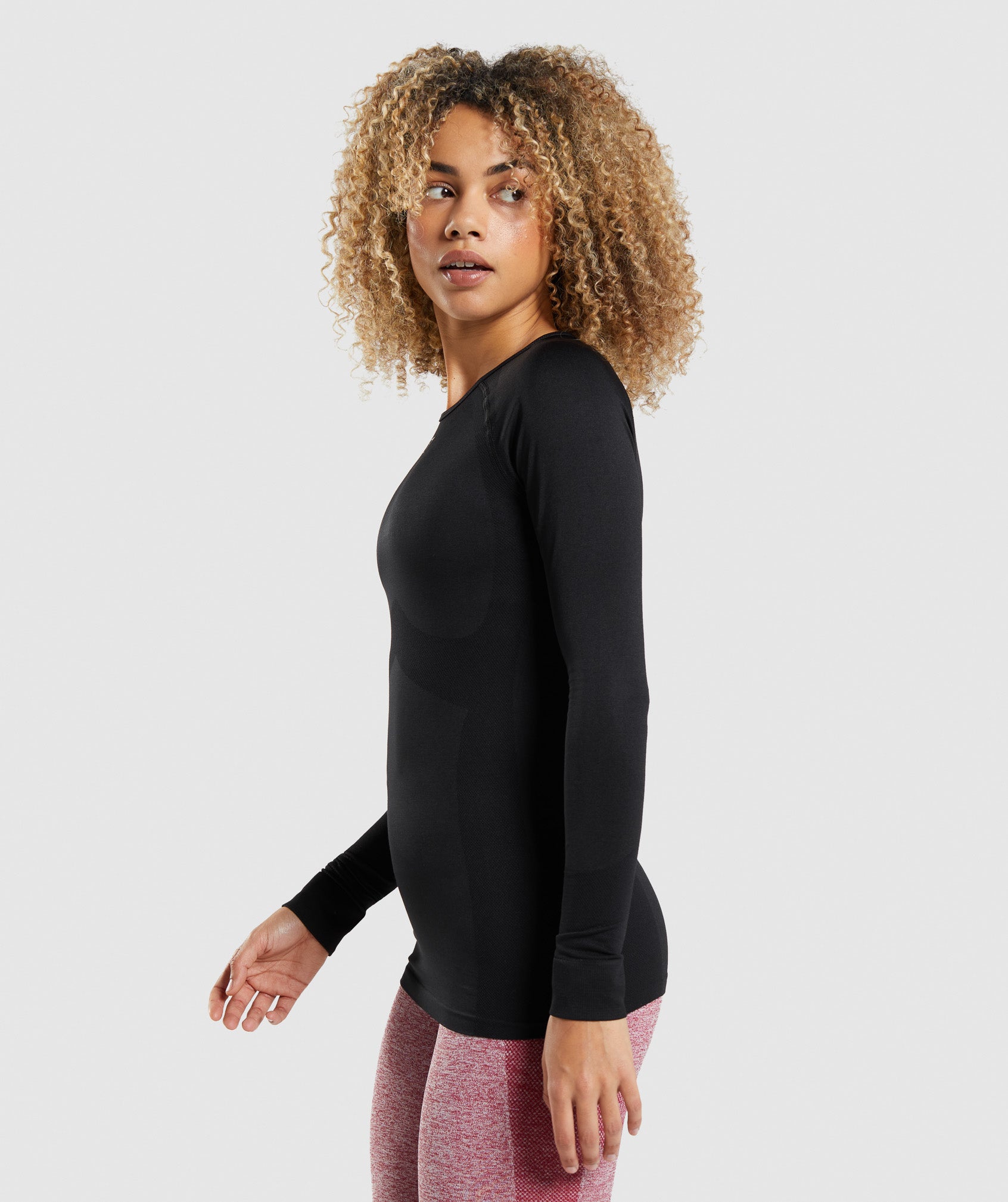 GYMSHARK Women´s Flex Long Sleeve Top Colour: Black; Size: XS :  : Fashion