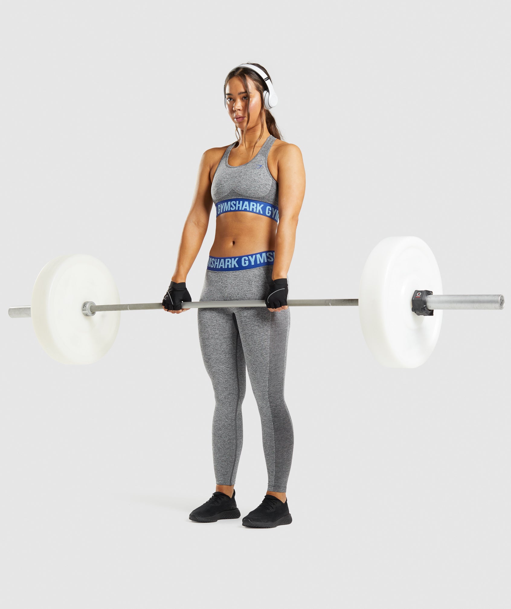 Gymshark  Flex Strappy Sports Bra - Earl Blue Marl – Quaintrelle Studio