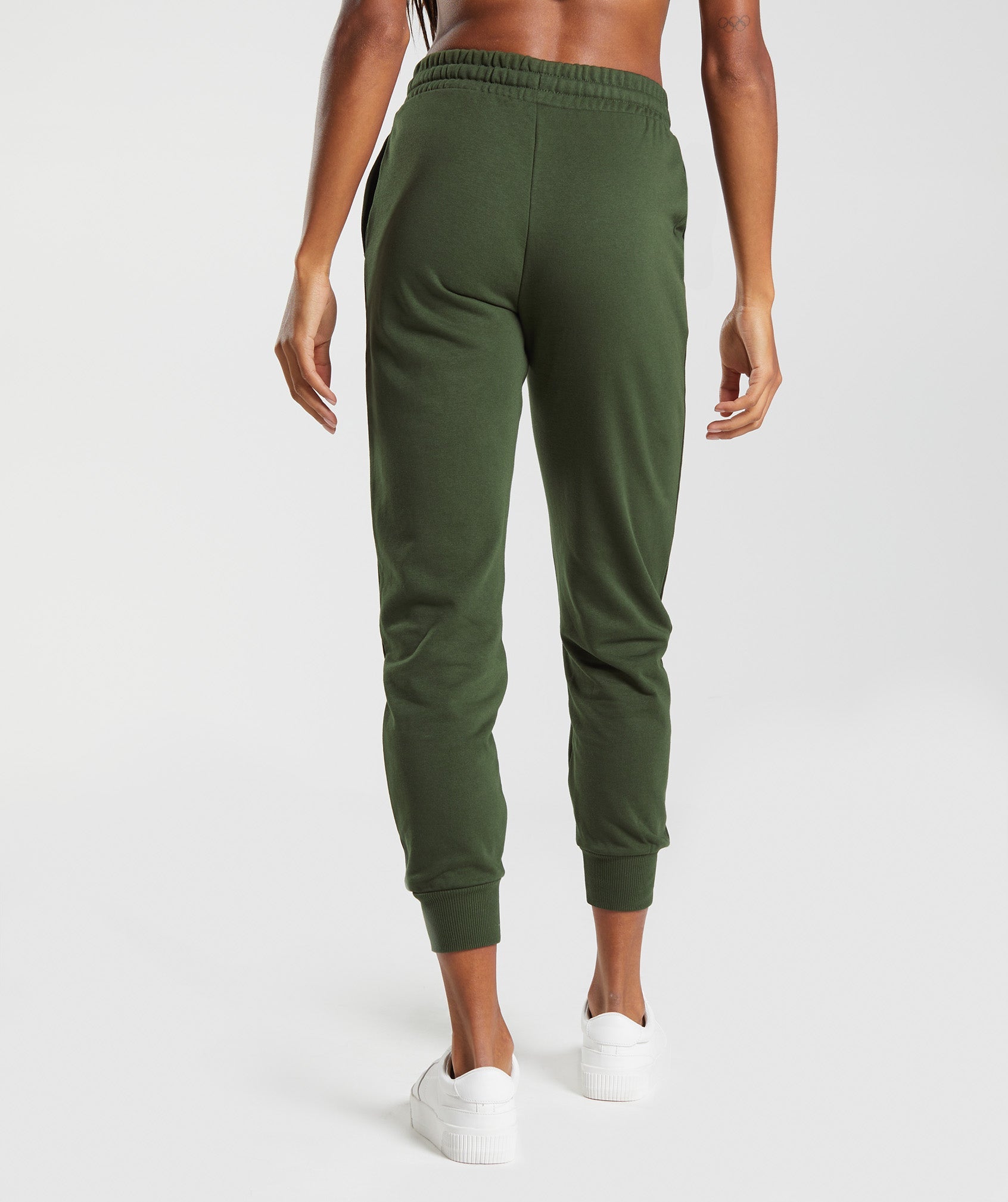 Social Club Joggers in Moss Olive