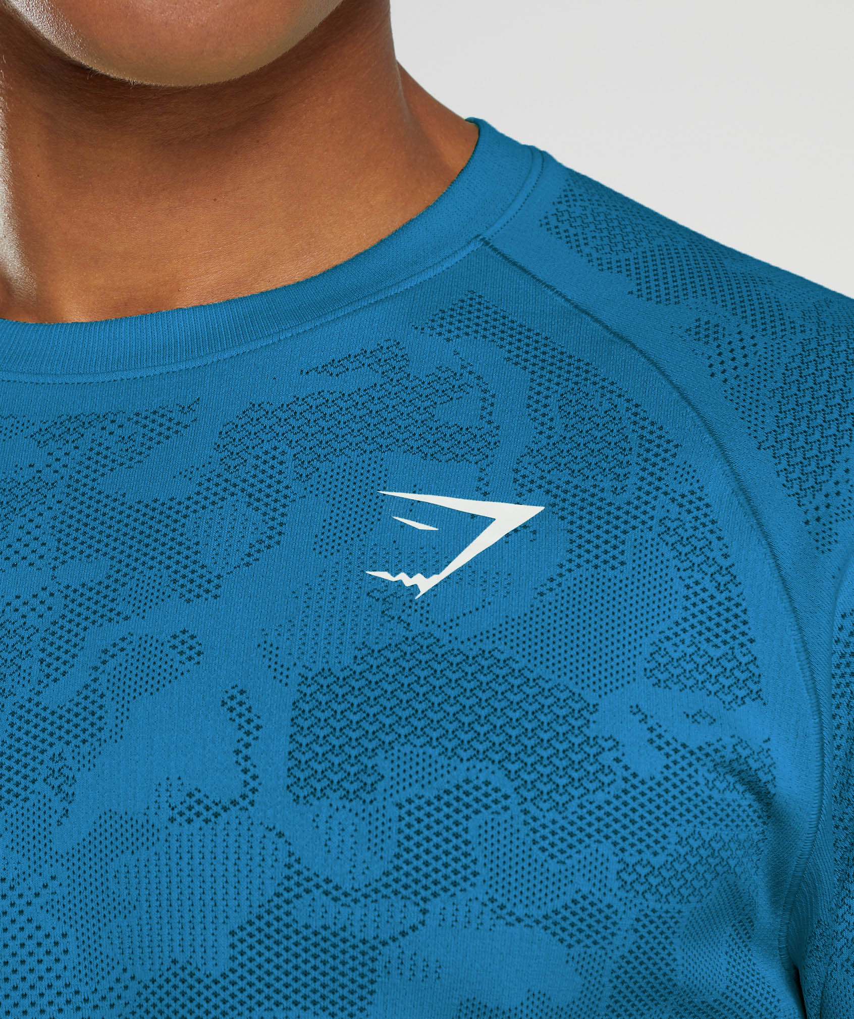 Gymshark Arrival Long Sleeve T-Shirt - Atlantic Blue