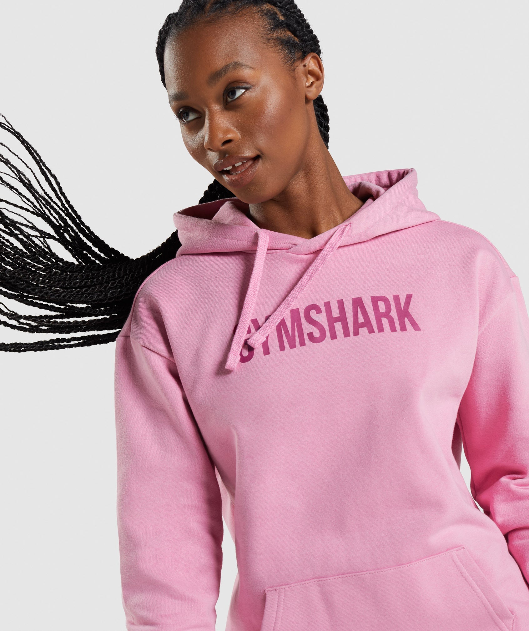 Gymshark Training Oversized Hoodie - Magenta Pink