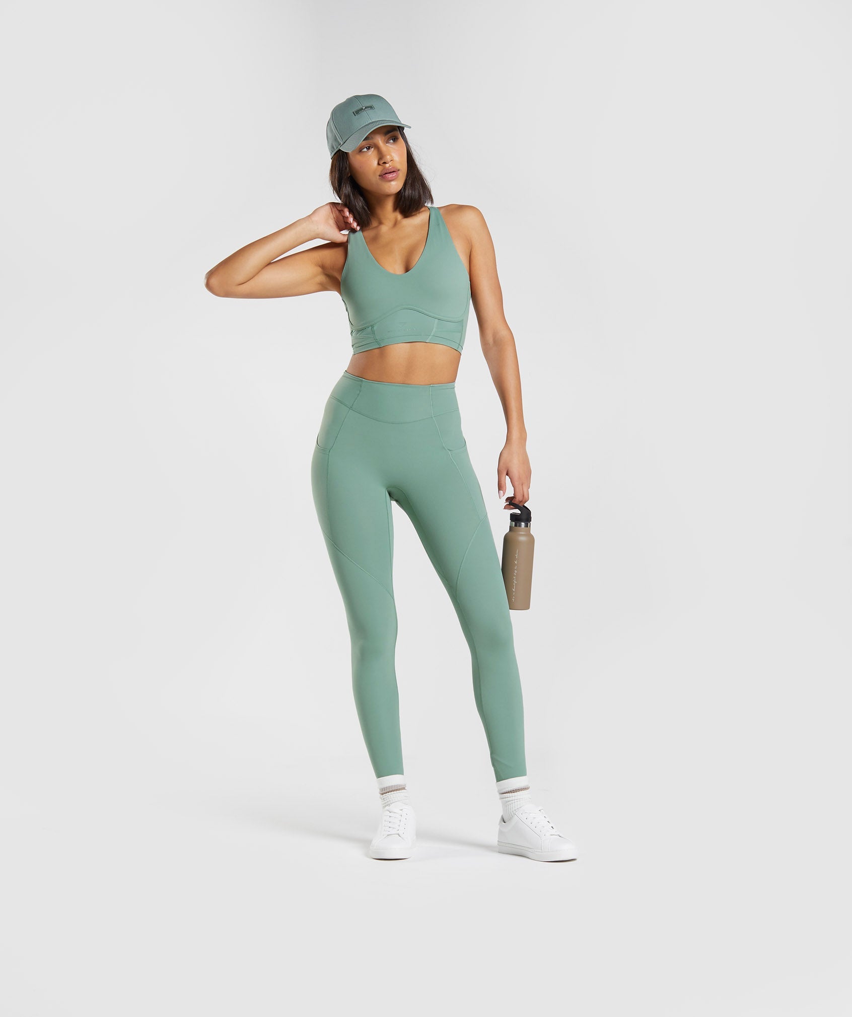 Gymshark Matching Set Green - $80 (37% Off Retail) - From Karli