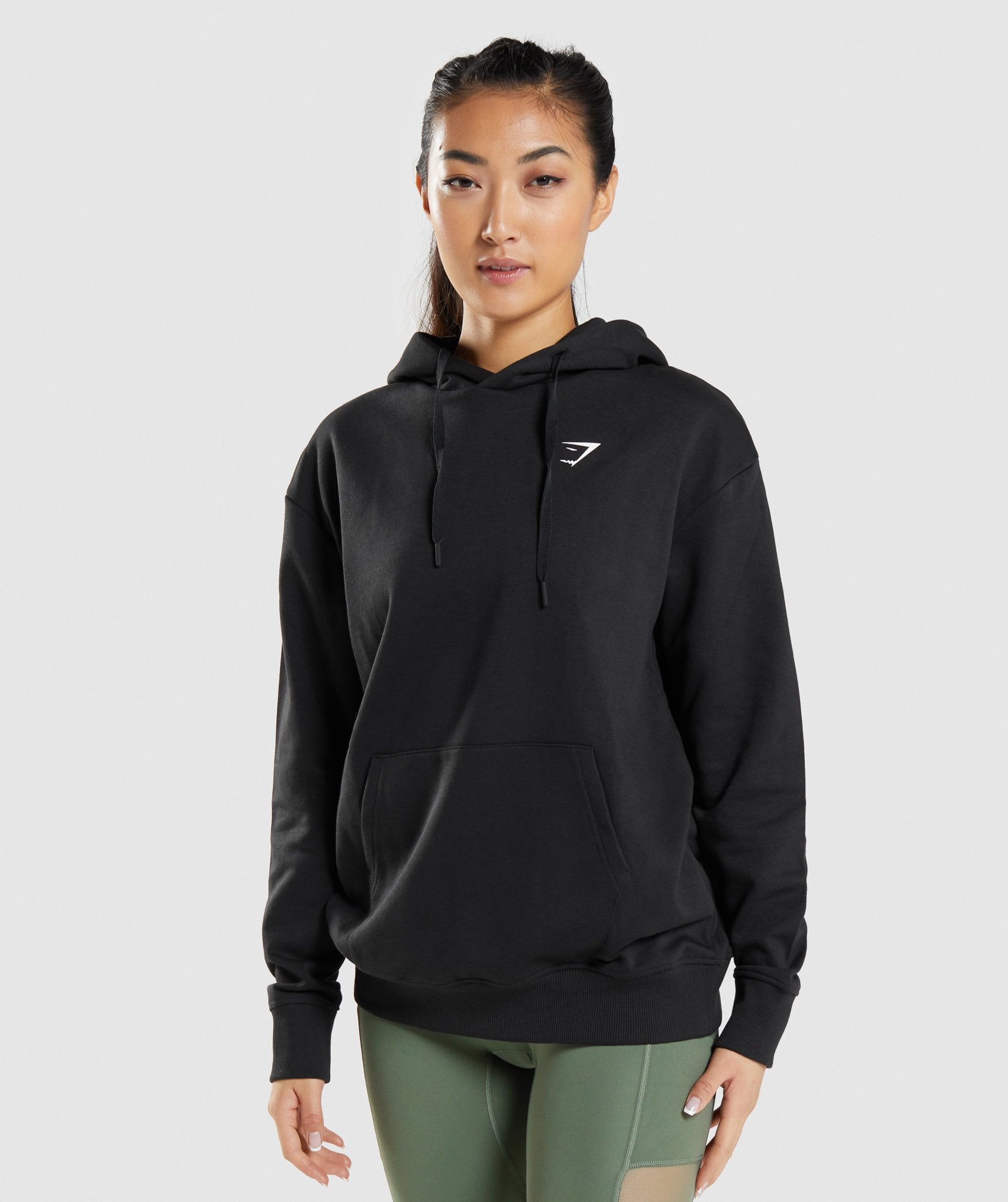 Gymshark Training Oversized Hoodie - Black | Gymshark