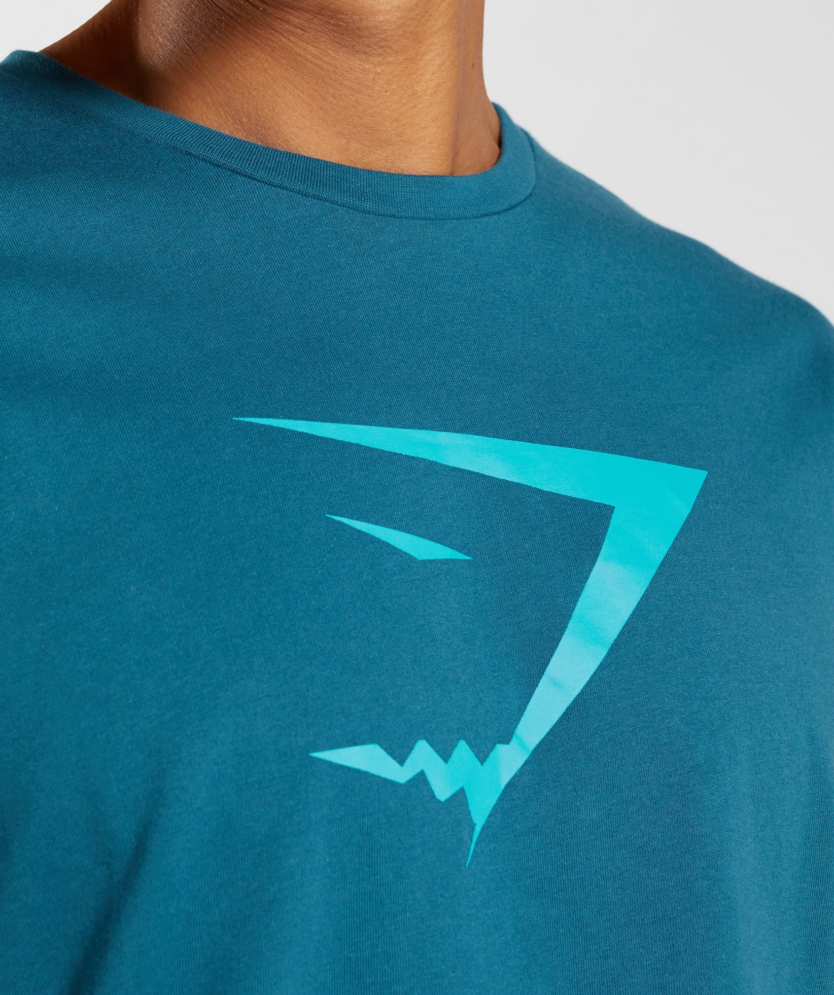 Sharkhead Infill T-Shirt in Atlantic Blue - view 3
