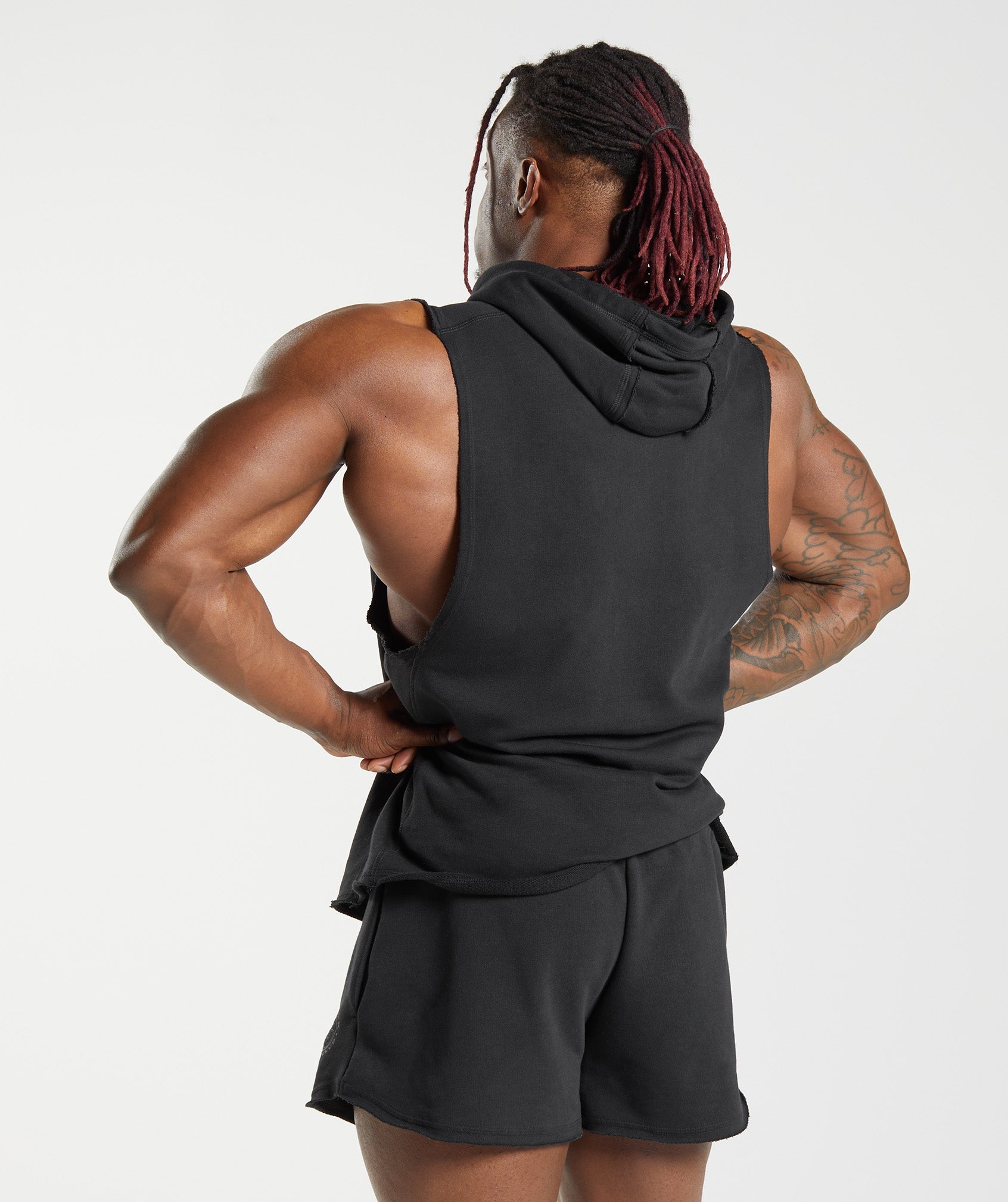 Gymshark Legacy Drop Arm Hoodie - Black