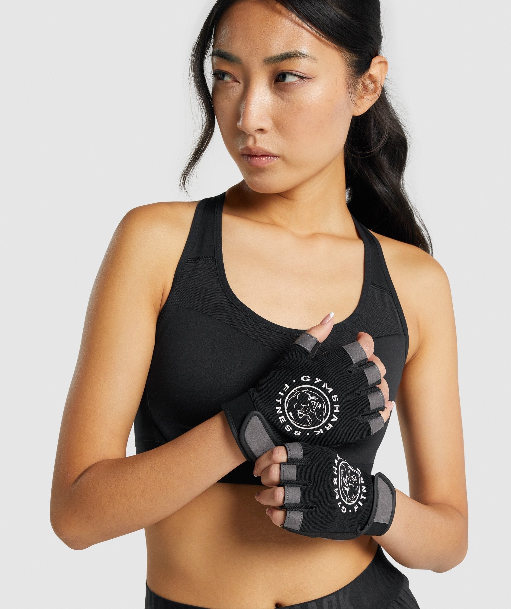 Gymshark Wrap Lifting Gloves - Black