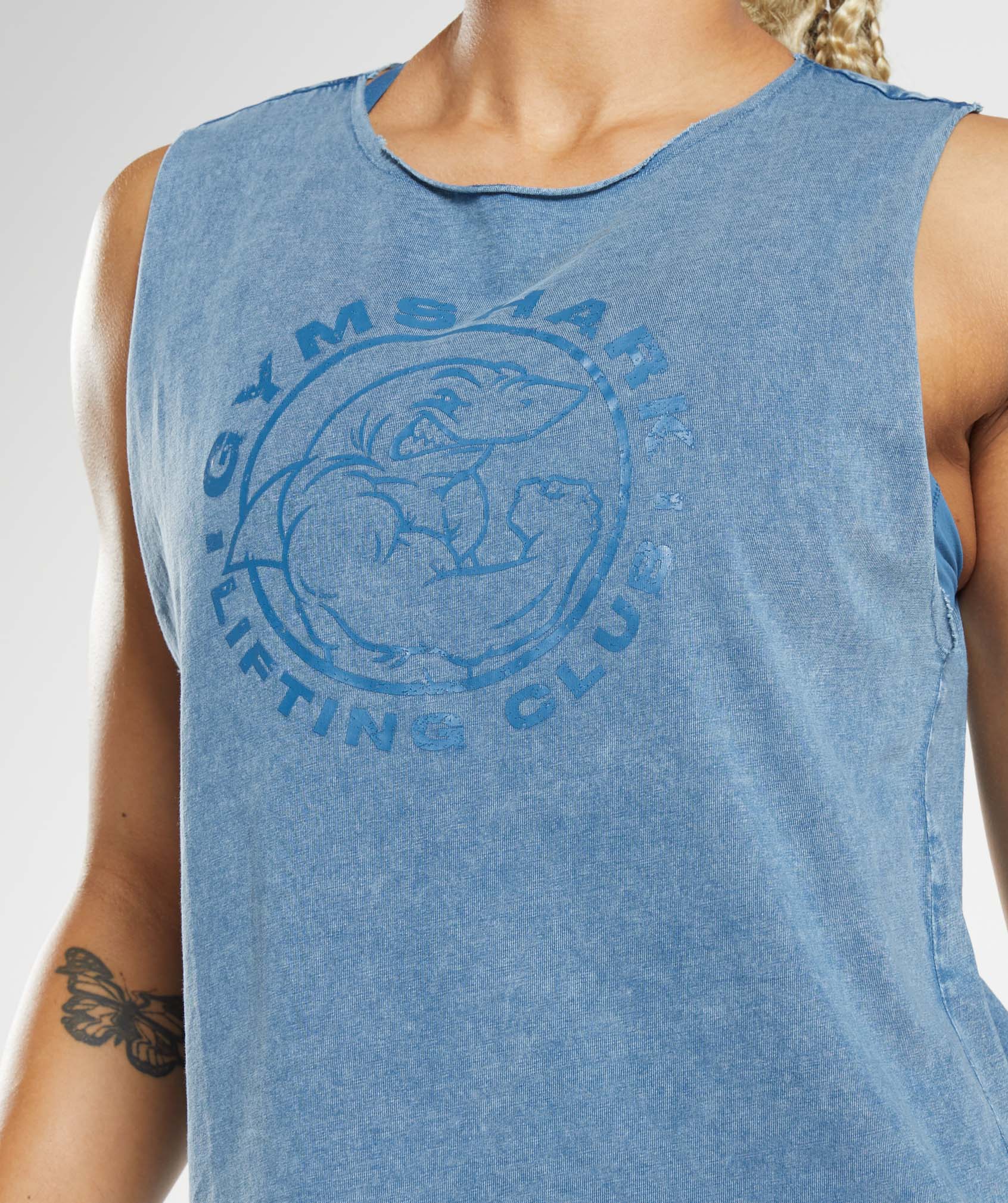 Legacy Washed Tank in Lakeside Blue