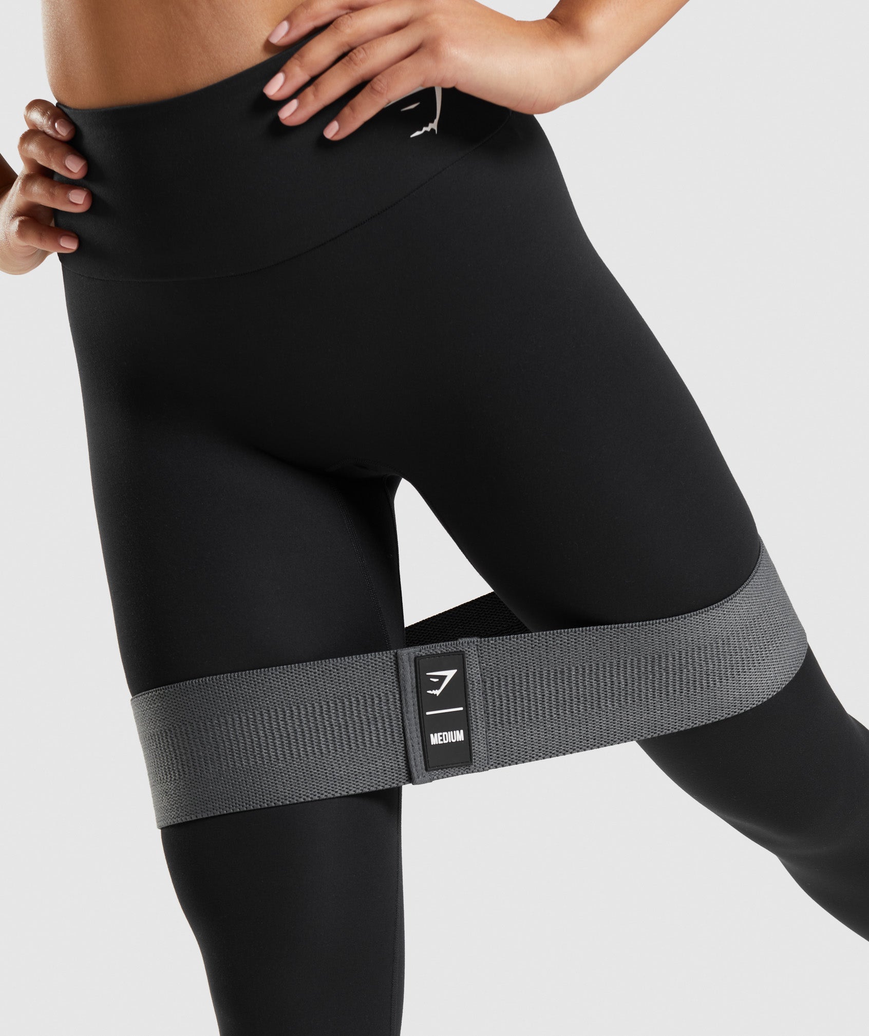 Medium Glute Band in Charcoal Grey