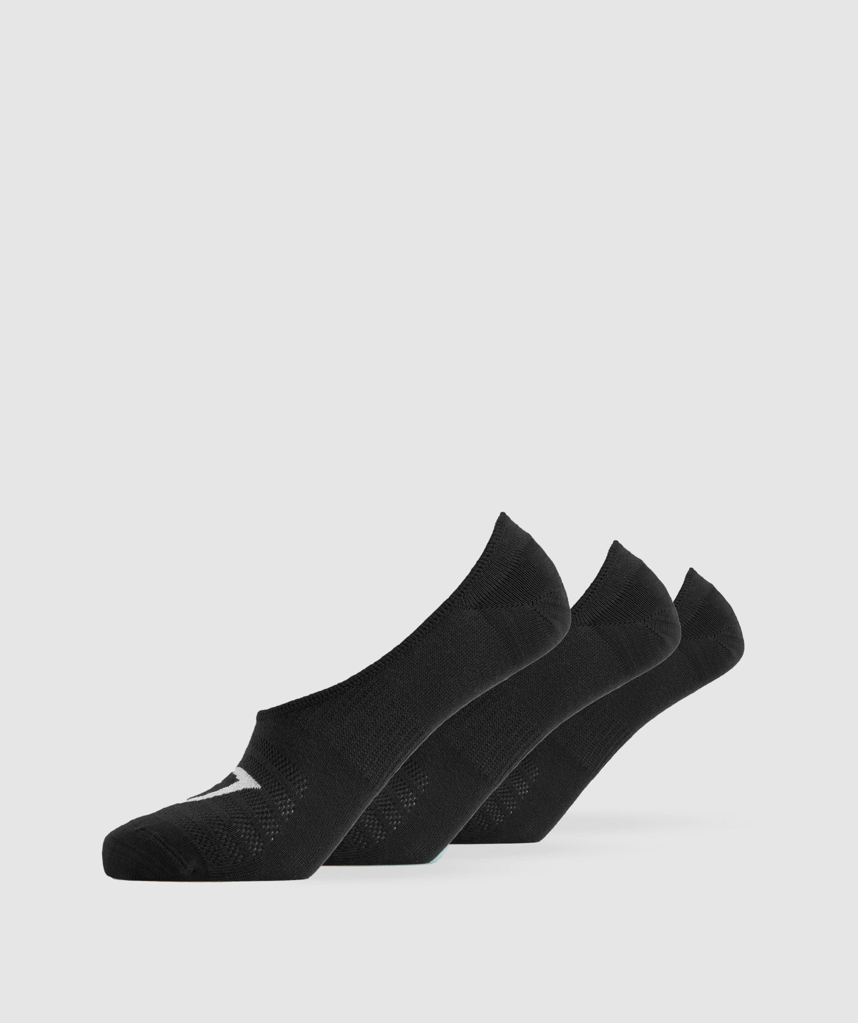 No Show Socks 3pk in Black