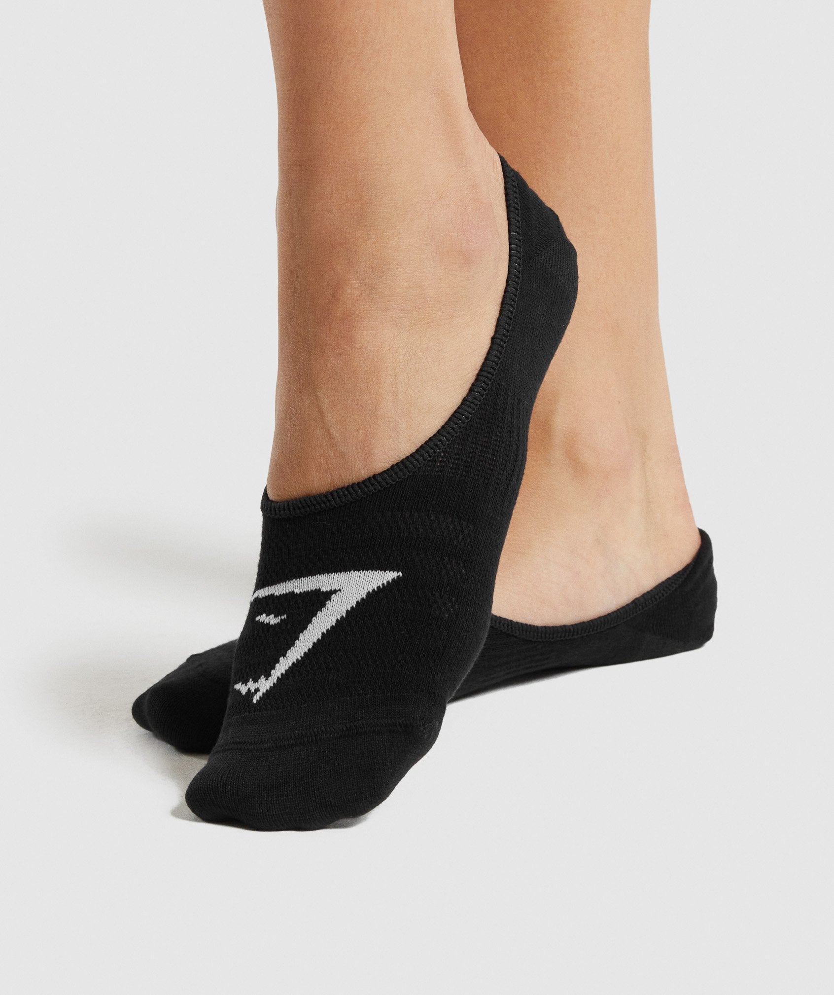 No Show Socks 3pk in Black