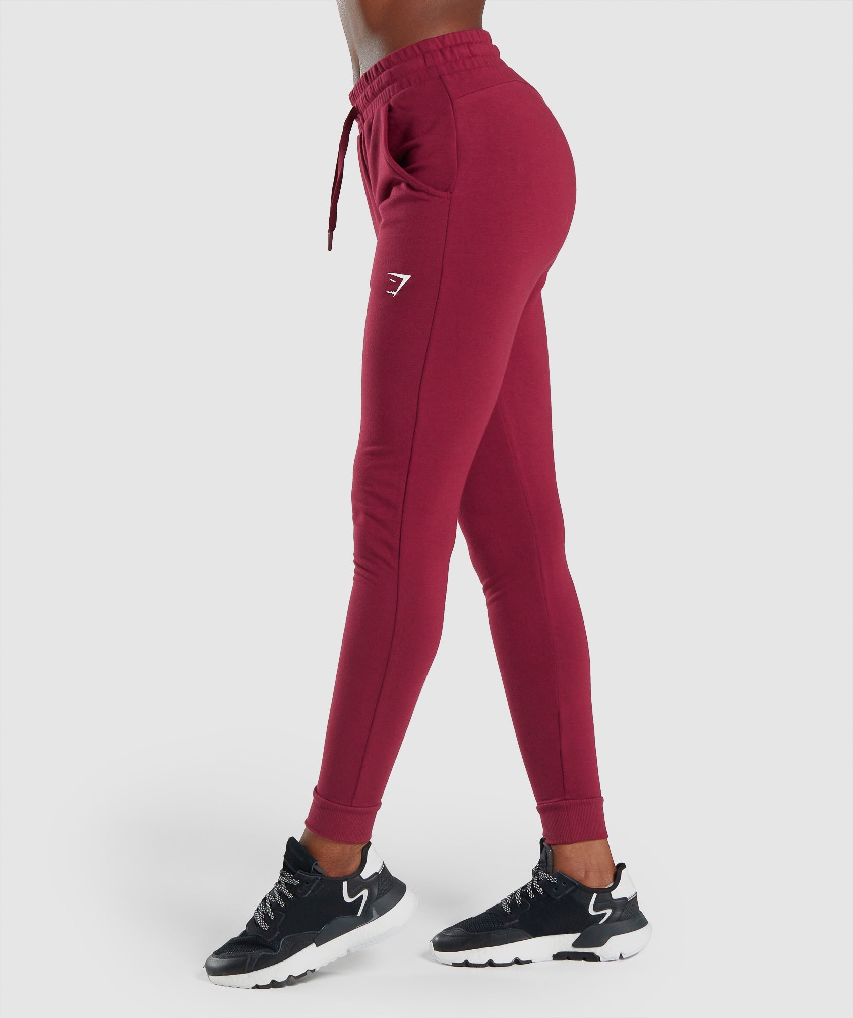 Pippa Training Joggers in Burgundy - view 3
