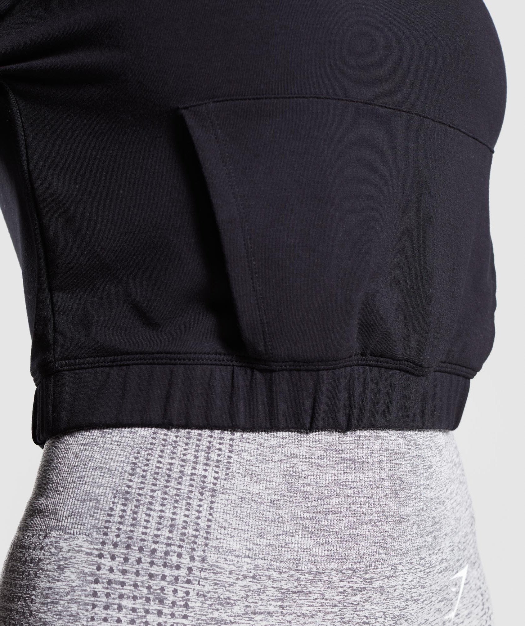Gymshark Pippa Training Pullover - Black Image D1