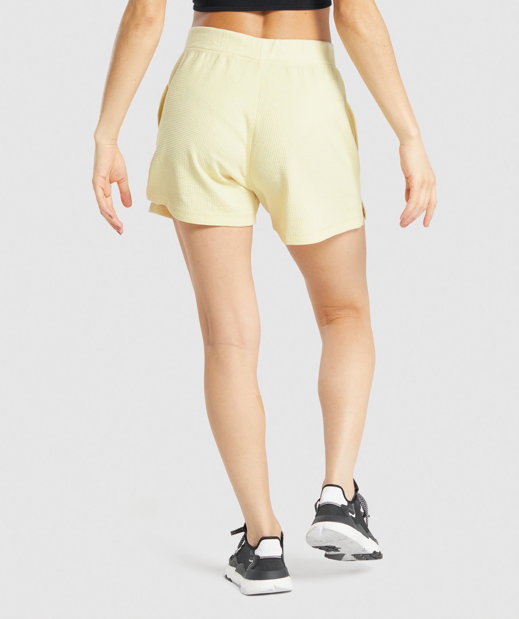 Pause Loose Shorts in Yellow