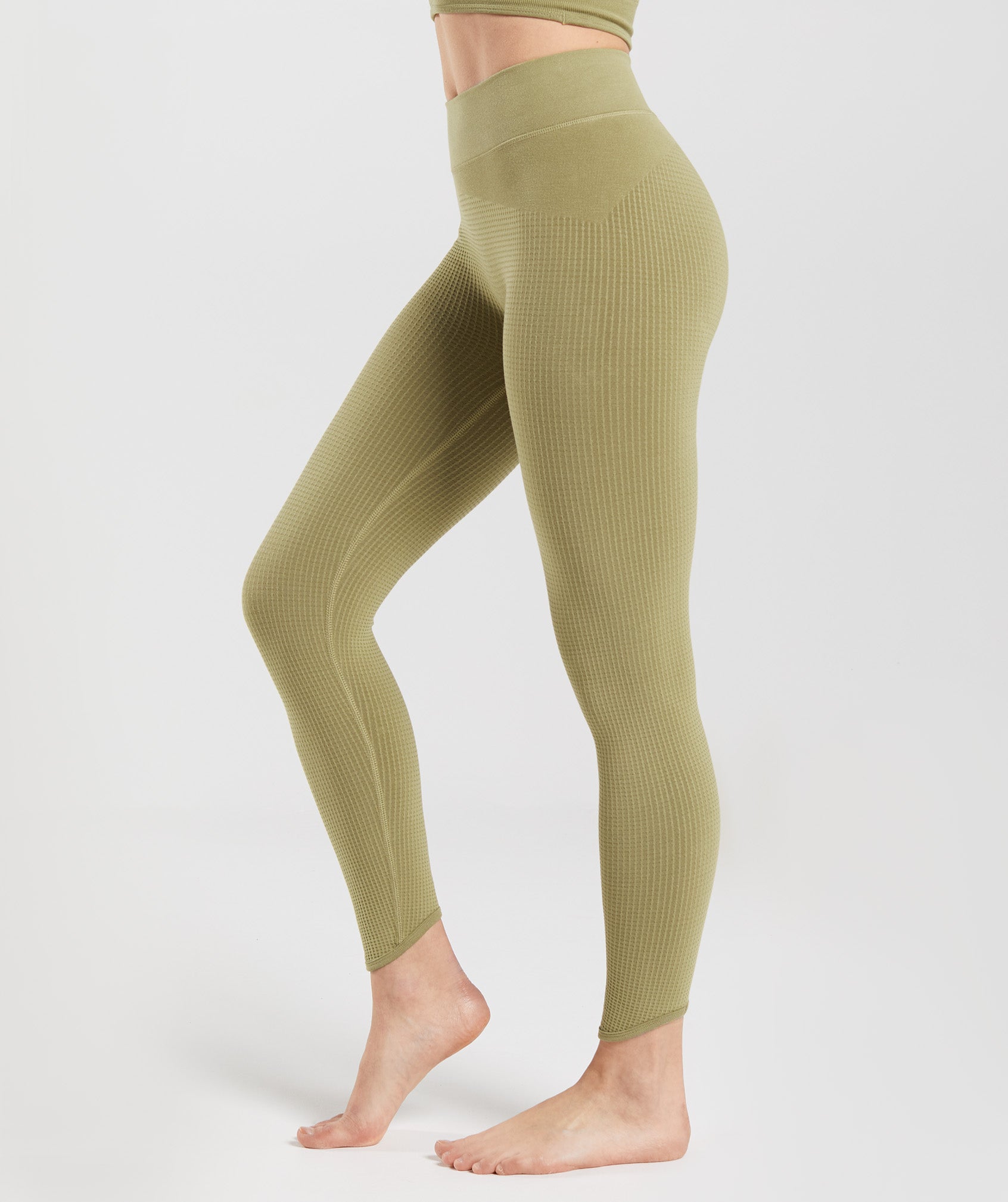 Gymshark Pause Seamless Leggings - Griffin Green