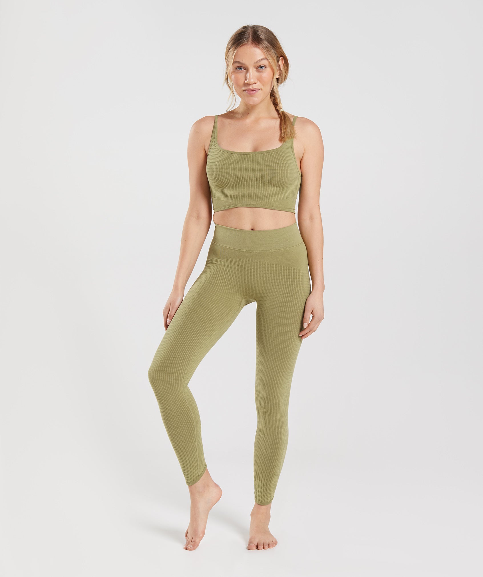 Pause Seamless Leggings in Griffin Green