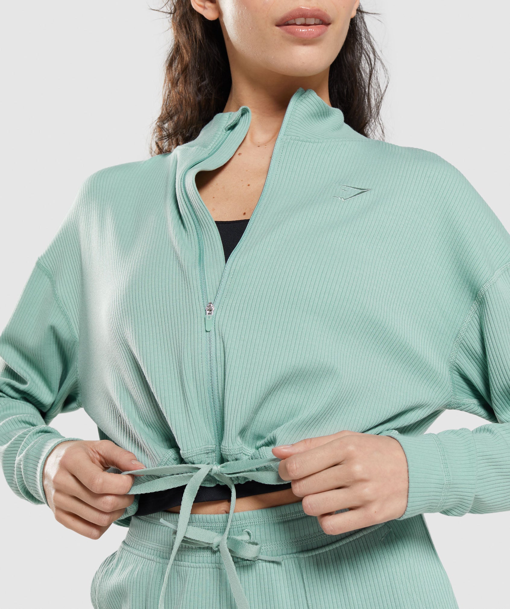 Pause Zip Up Jacket in Maya Blue - view 6