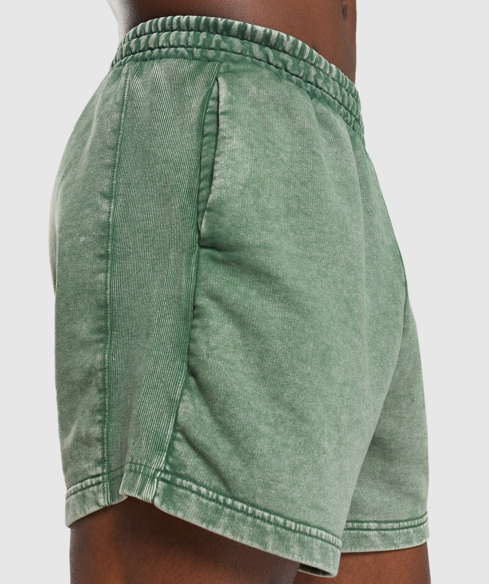 Power Washed 5" Shorts in Iguana Green - view 6