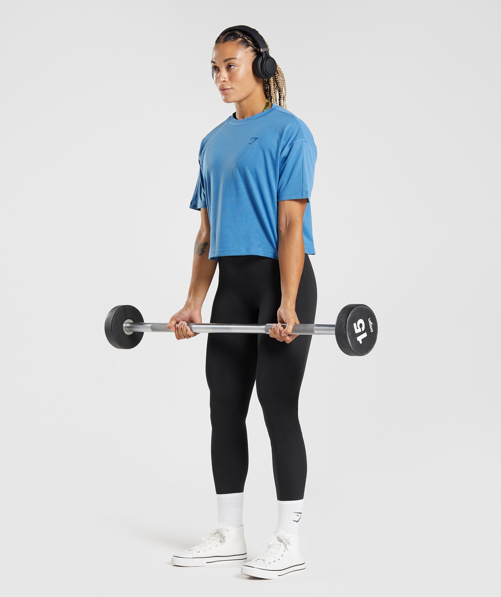 Gymshark GS Power Regular Leggings - Coastal Blue