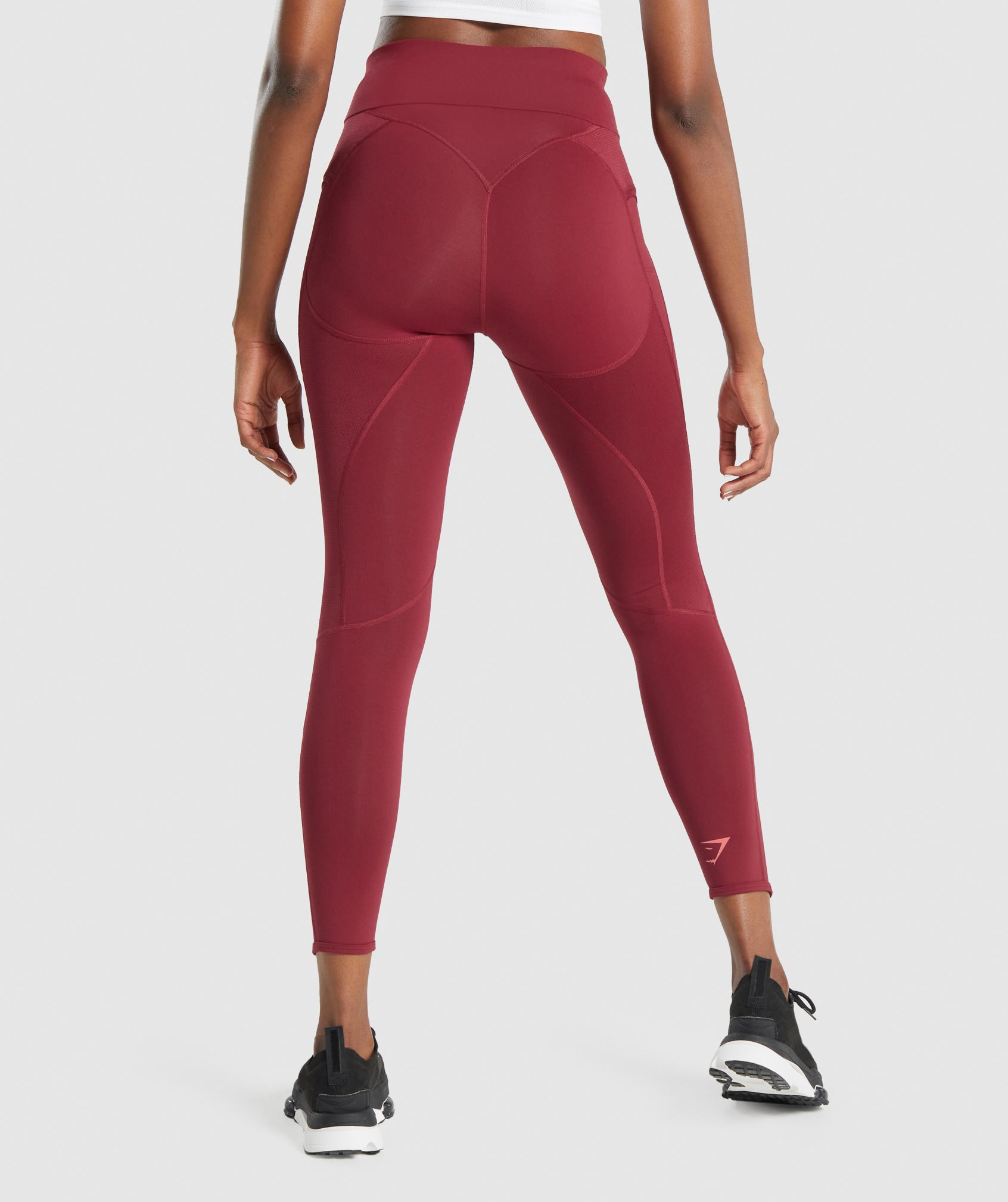 Aurora Leggings (Burgundy) – Power Fitness UK