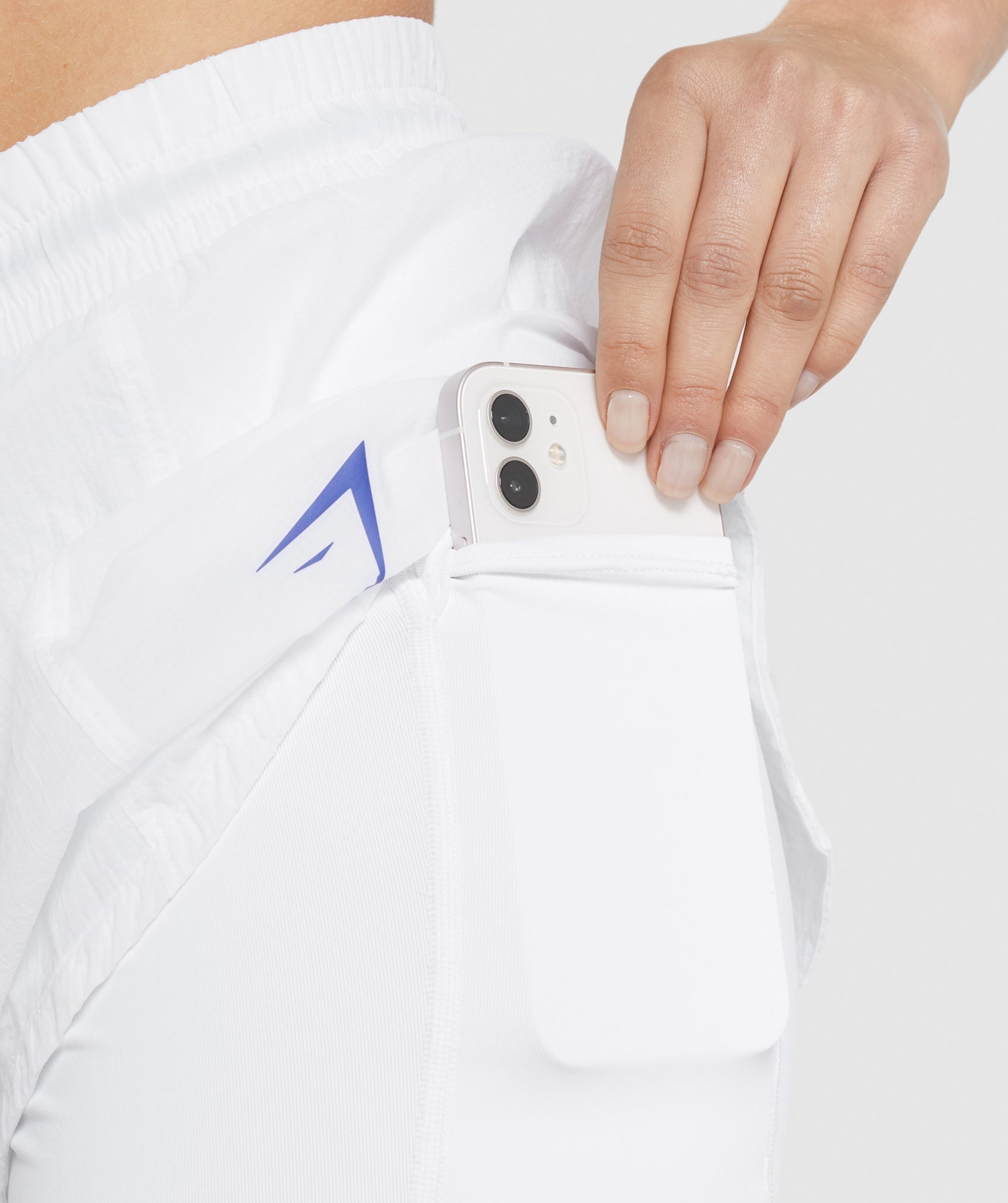 Pulse 2 in 1 Shorts in White - view 6