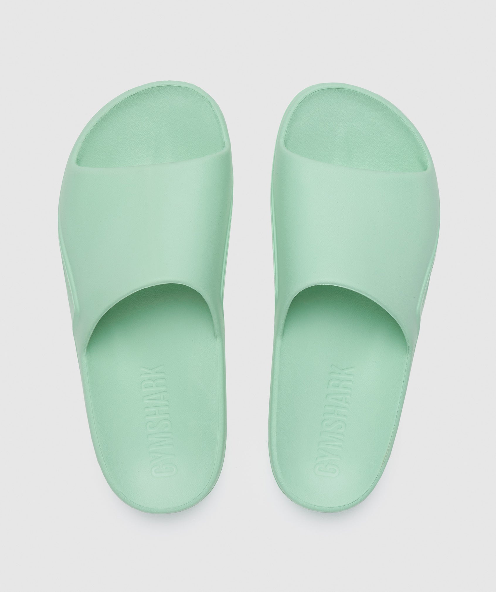 Rest Day Slides in Pastel Green