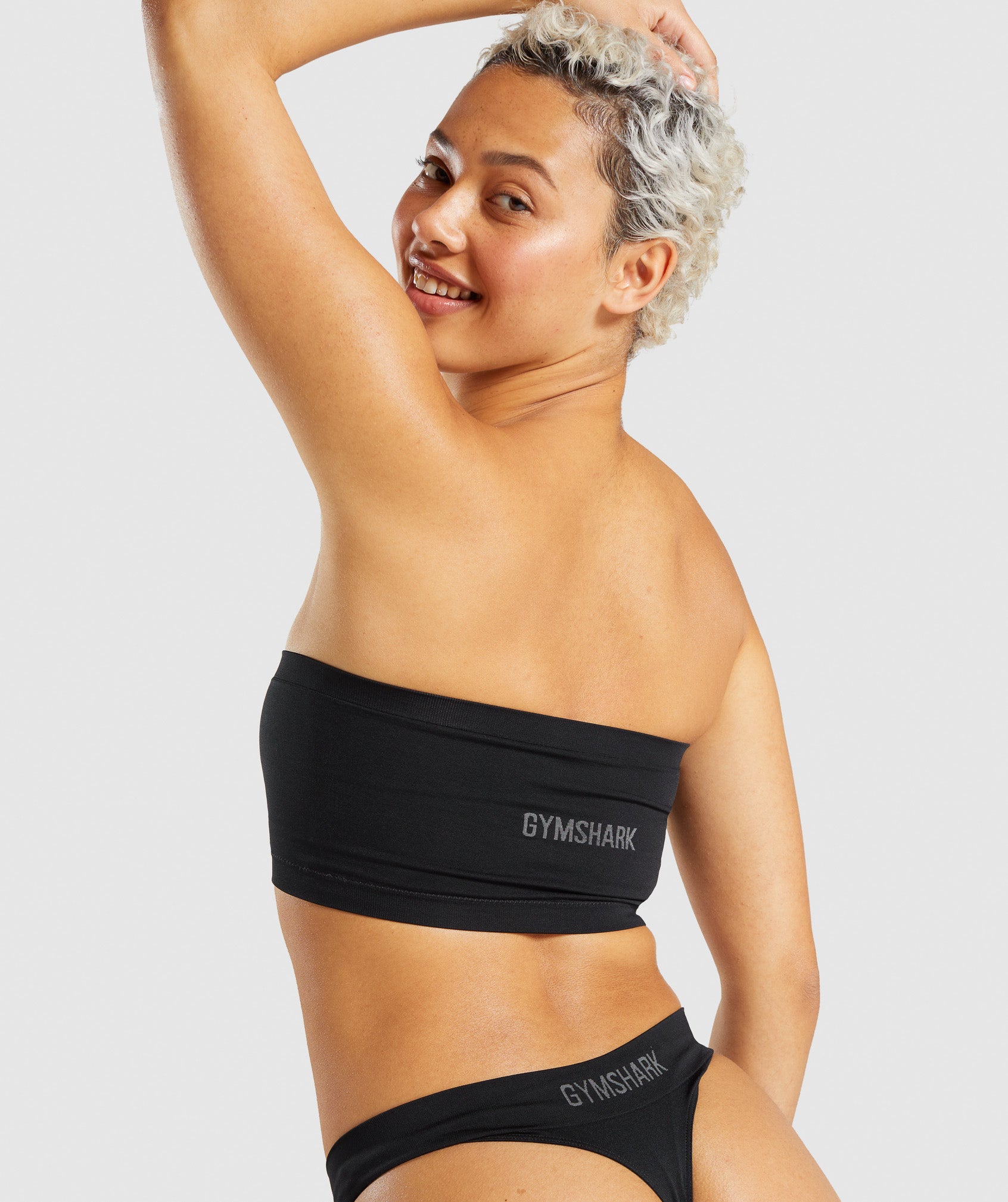 Seamless Bandeau in Black - view 5