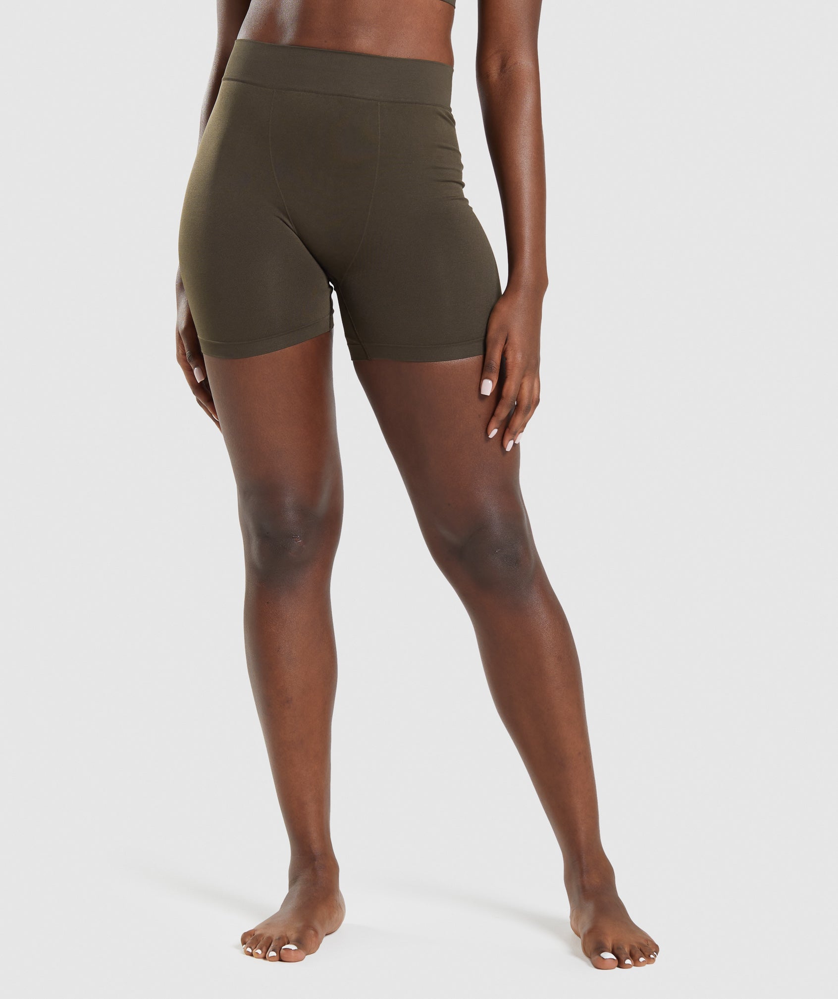 Seamless Boxers in Espresso Brown