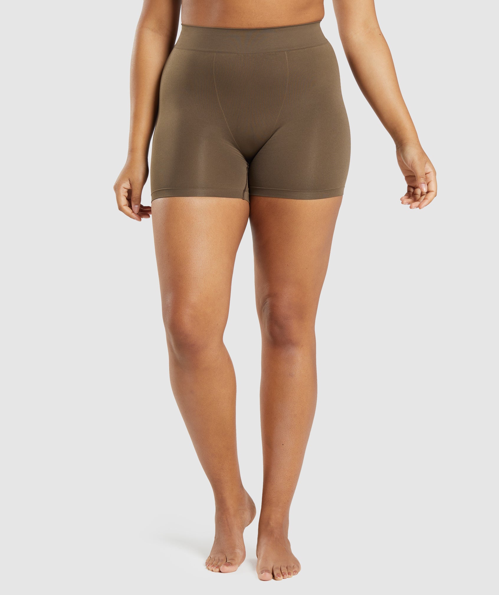 Seamless Boxers in Walnut Brown