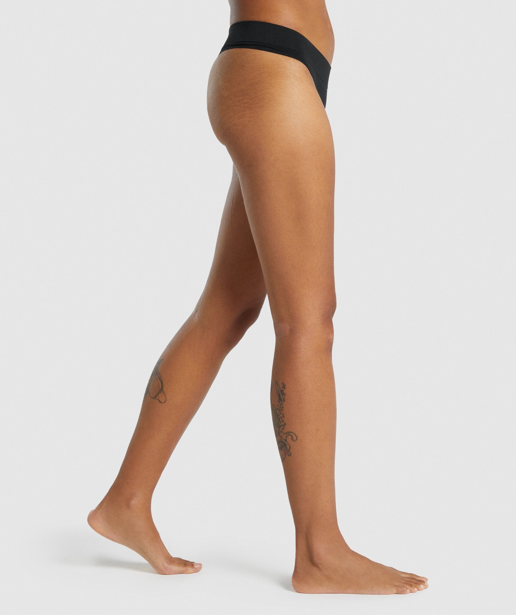 Gymshark Seamless High Rise Thong - Walnut Brown