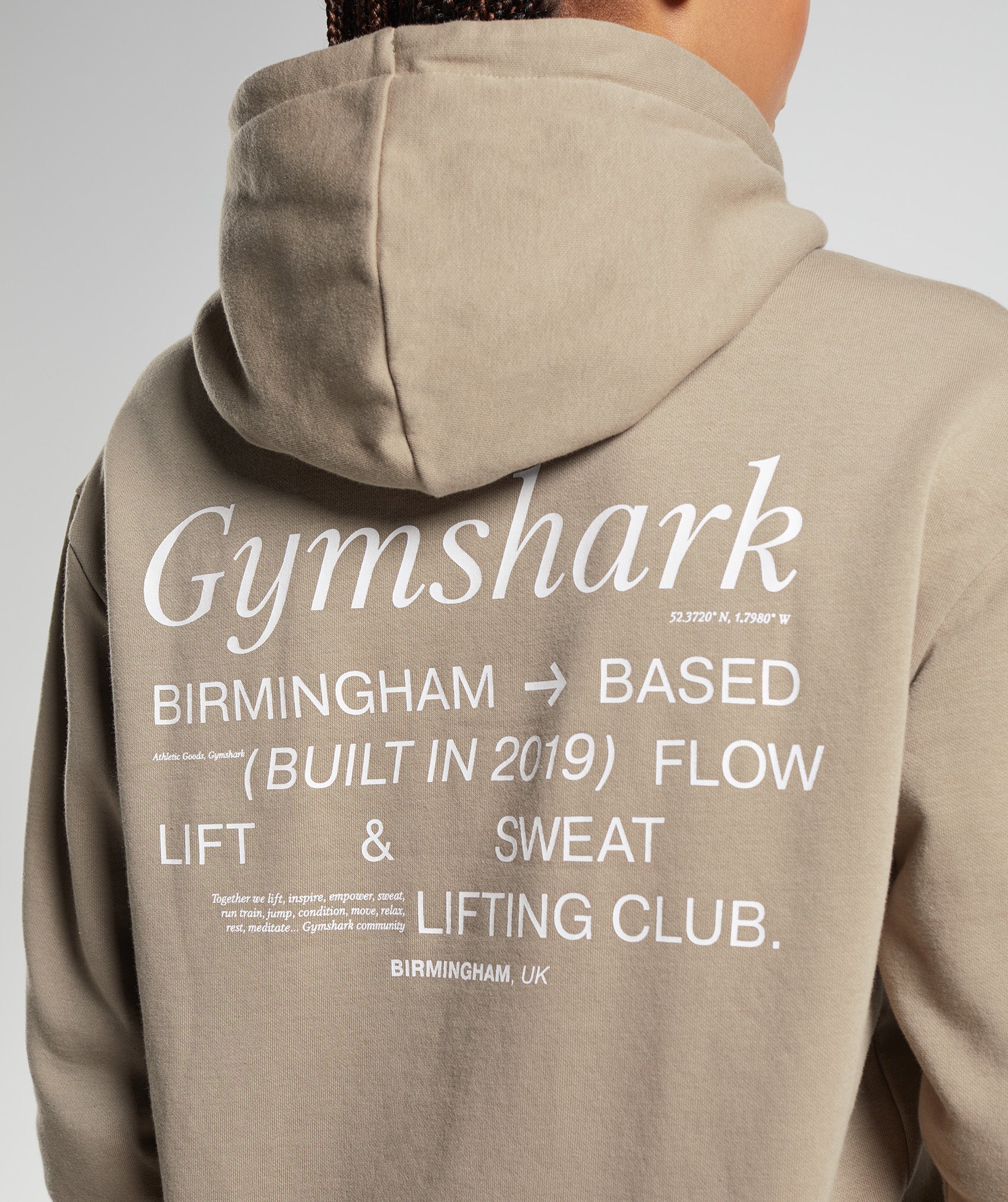 Gymshark Lifting Club Big Logo Black Hoodie Men’s Small