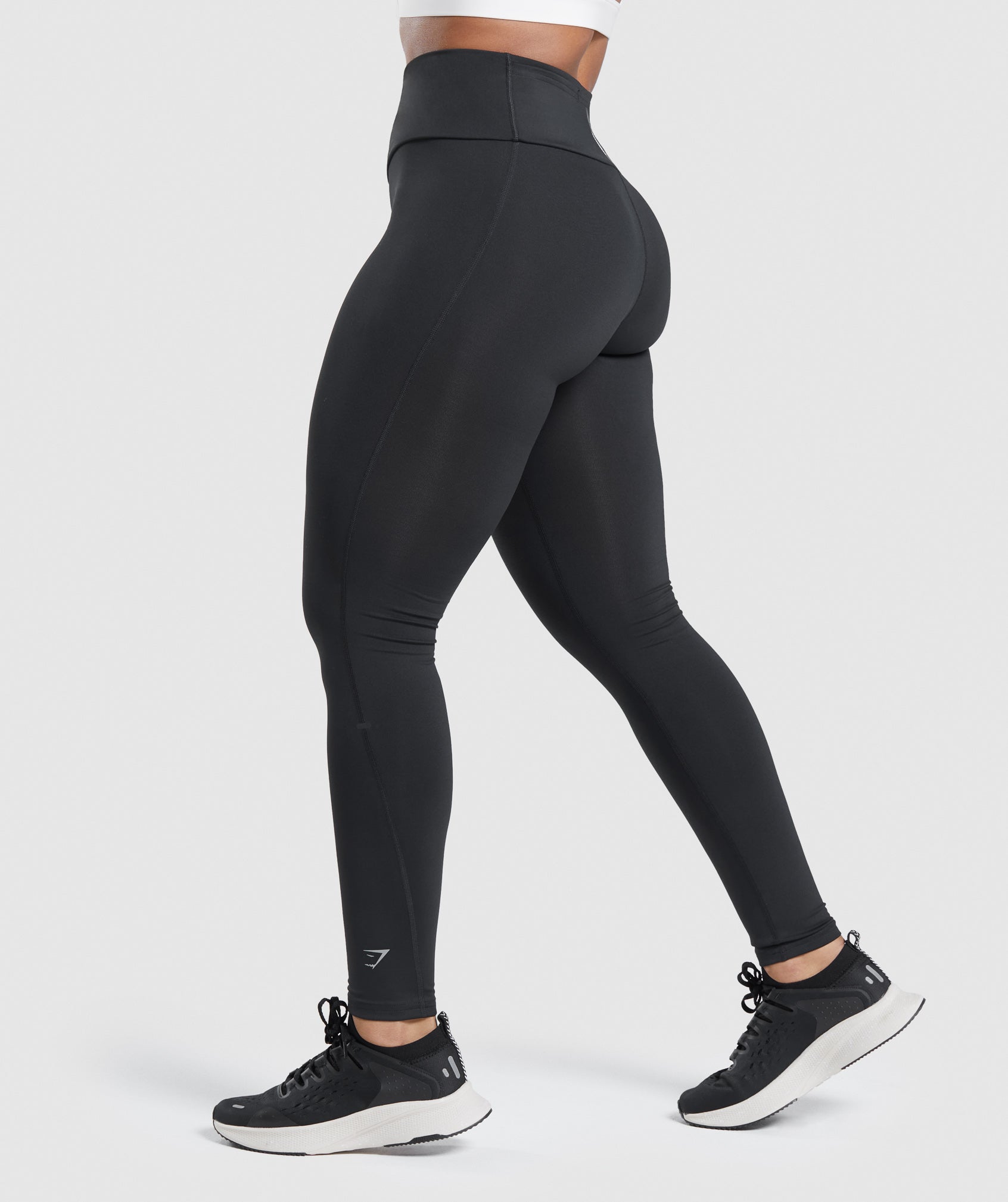 Gymshark High Waist Charcoal Grey Womens Speed Leggings GLLG4487