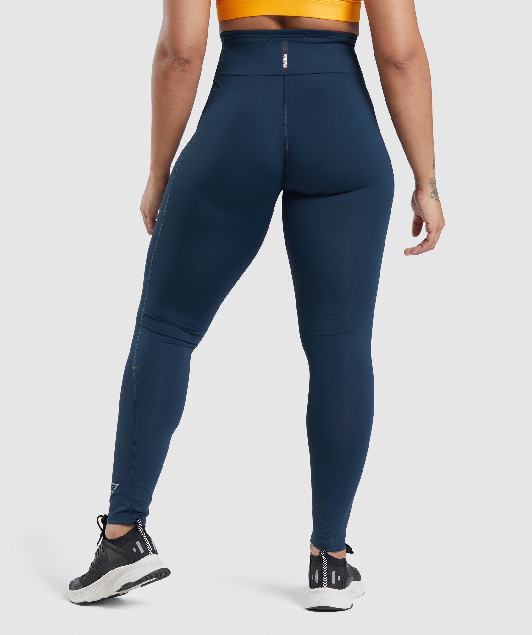 Women's Workout Navy Leggings - High Waisted Navy Workout Leggings – Moda  Xpress