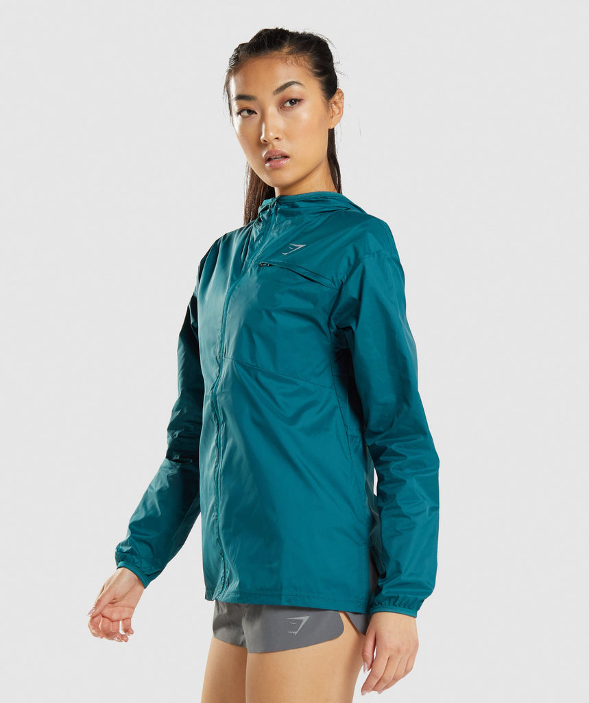 Gymshark Speed Windbreaker - Teal | Gymshark