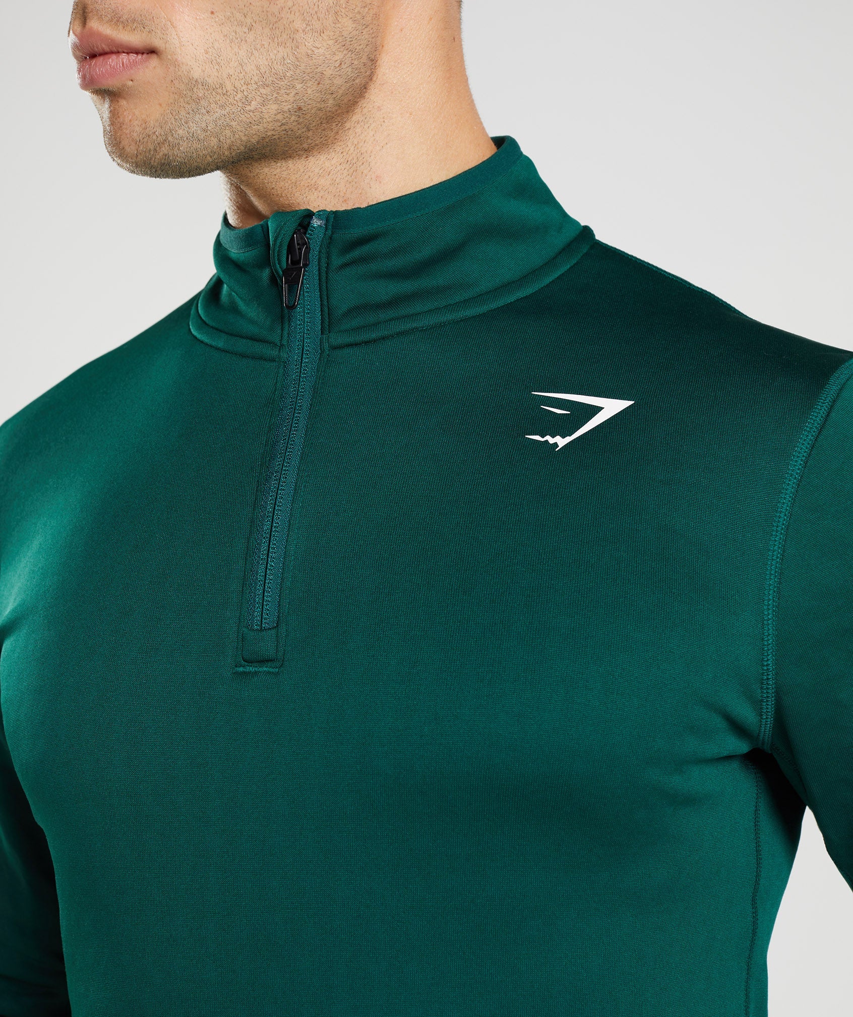 Gymshark Sport 1/4 Zip - Woodland Green