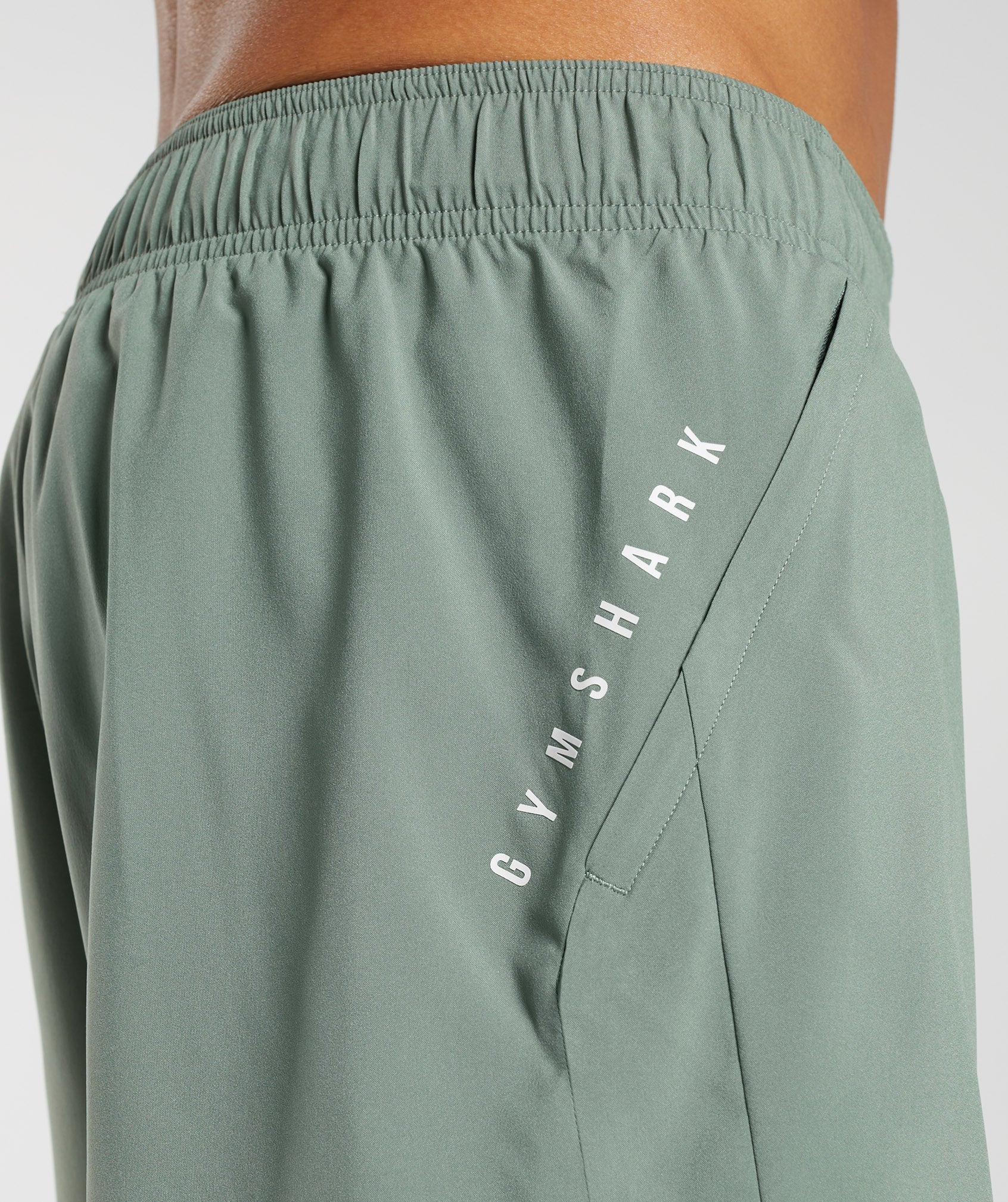 Sport 5" 2 In 1 Shorts in Willow Green/Desert Sage Green