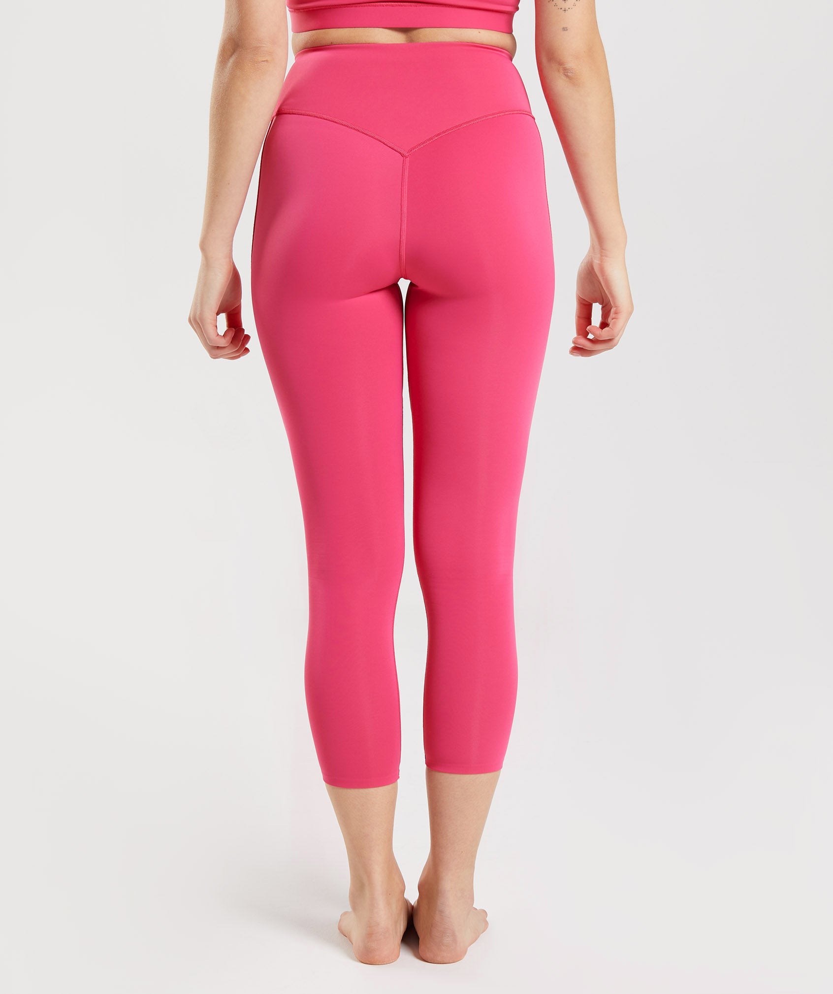 Soogs Body Care  Pink Leggings With Pockets White Logo
