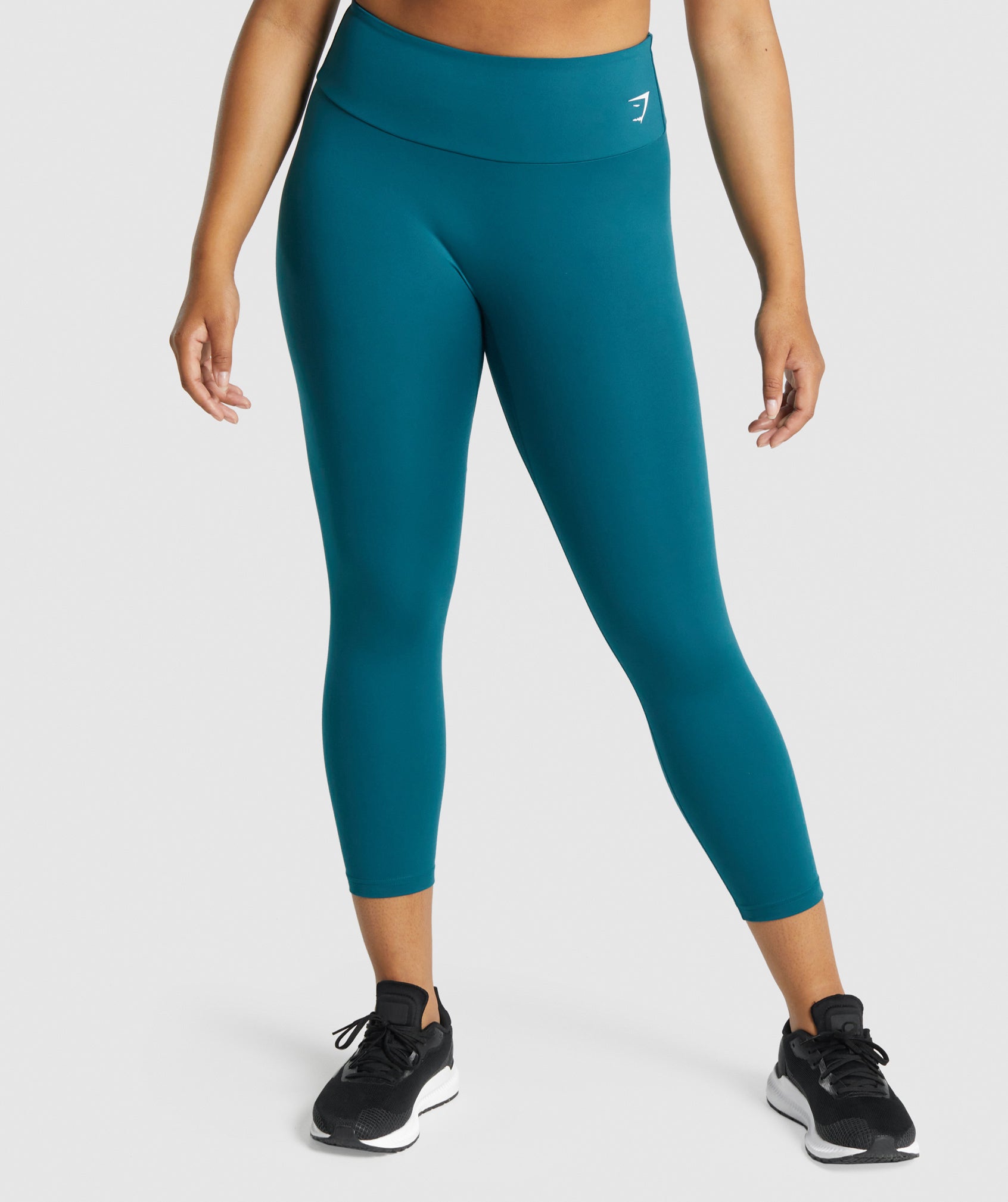 Youth Blue Side Bolt Leggings (Light Blue Leggings, Deep Blue Bolt