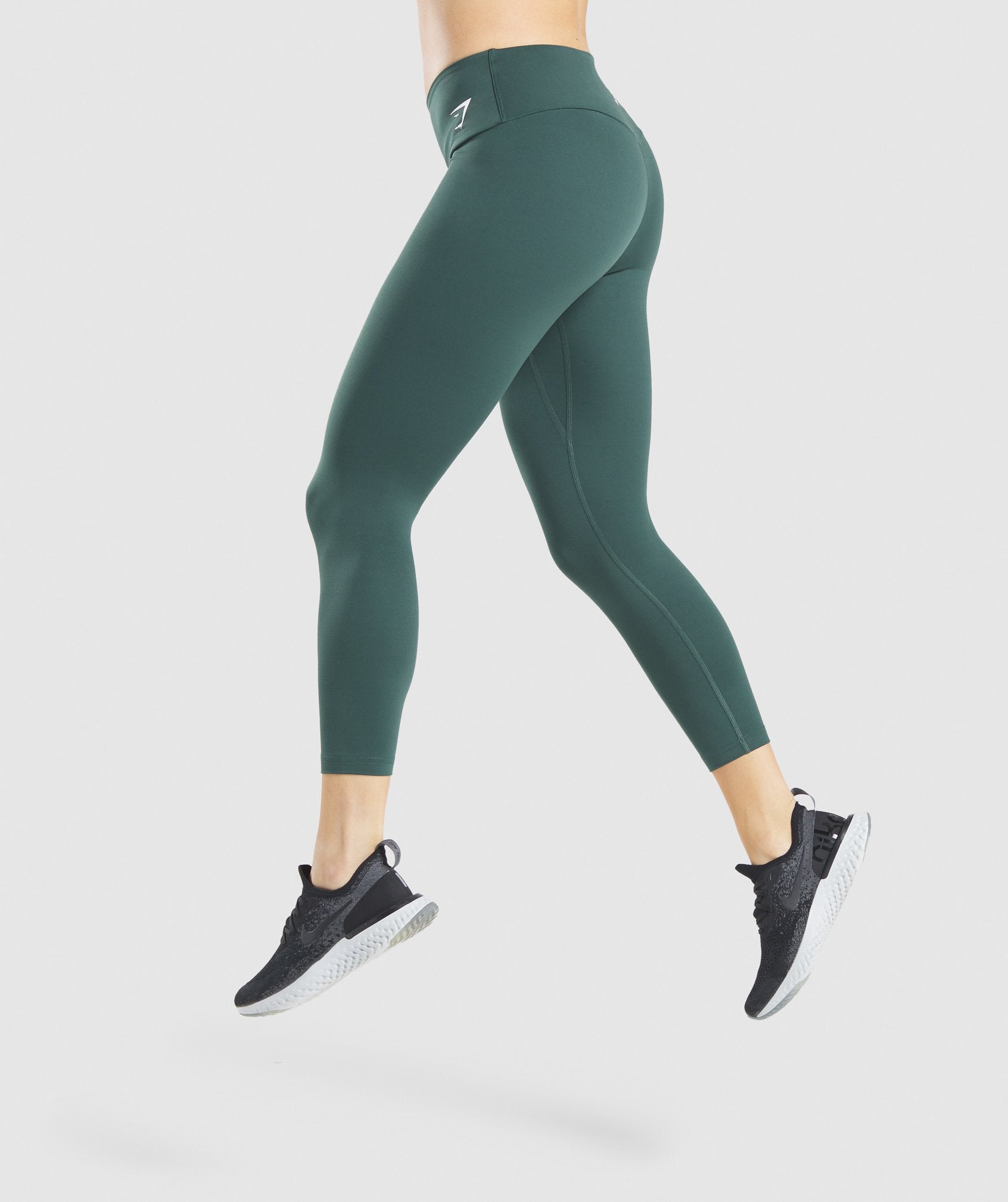Dare 2b - Women's Influential 7/8 Gym Leggings - Lichen Green Abstract