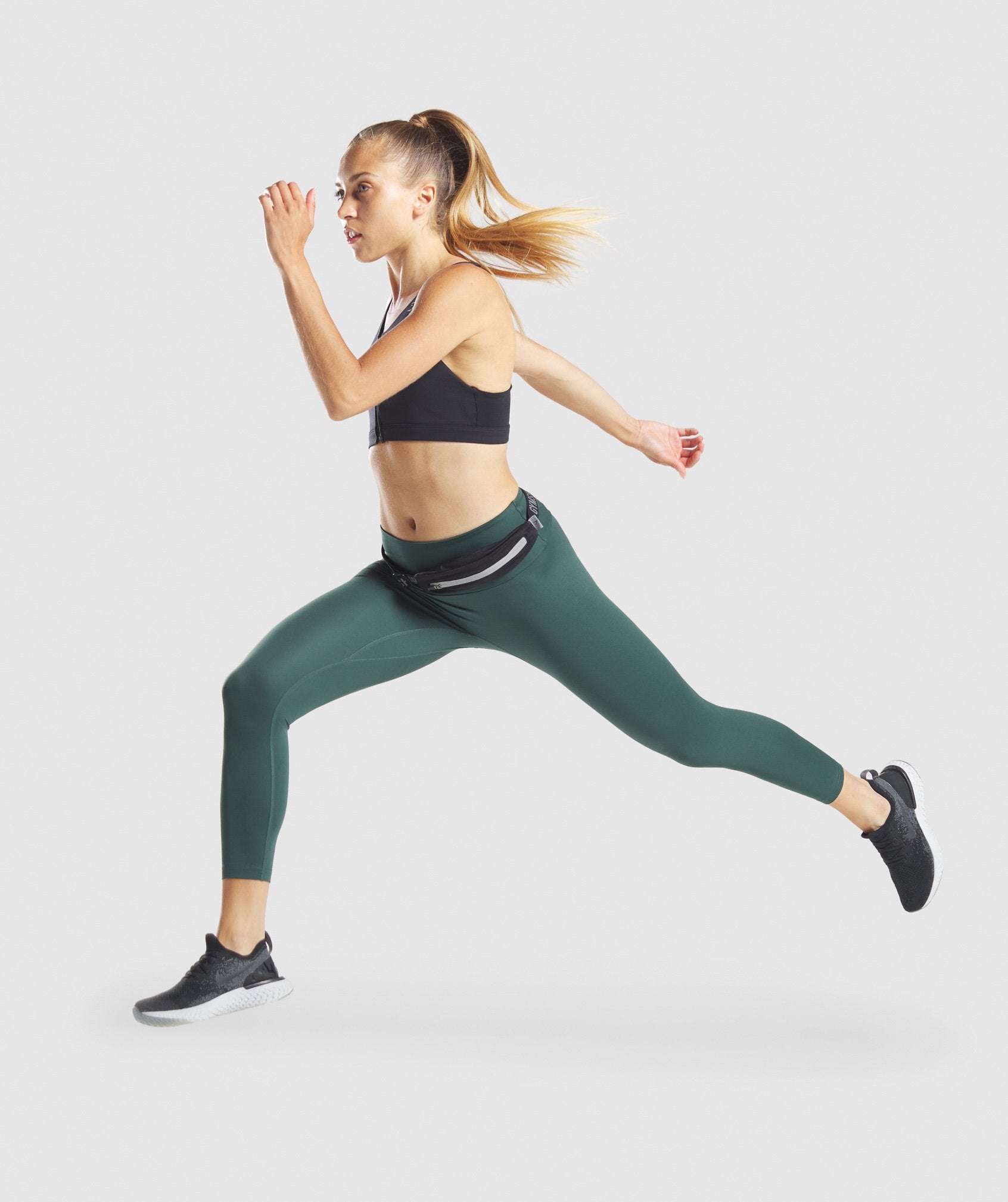 Gymshark Training 7/8 Leggings - Dark Green