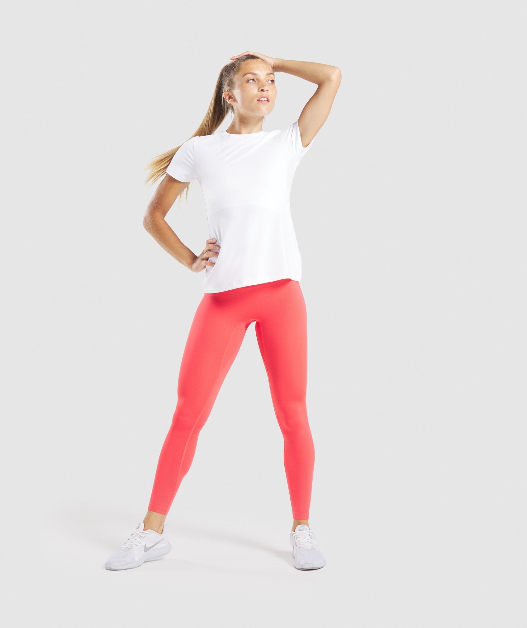 Gymshark Training Brandmark Leggings - Salsa Red