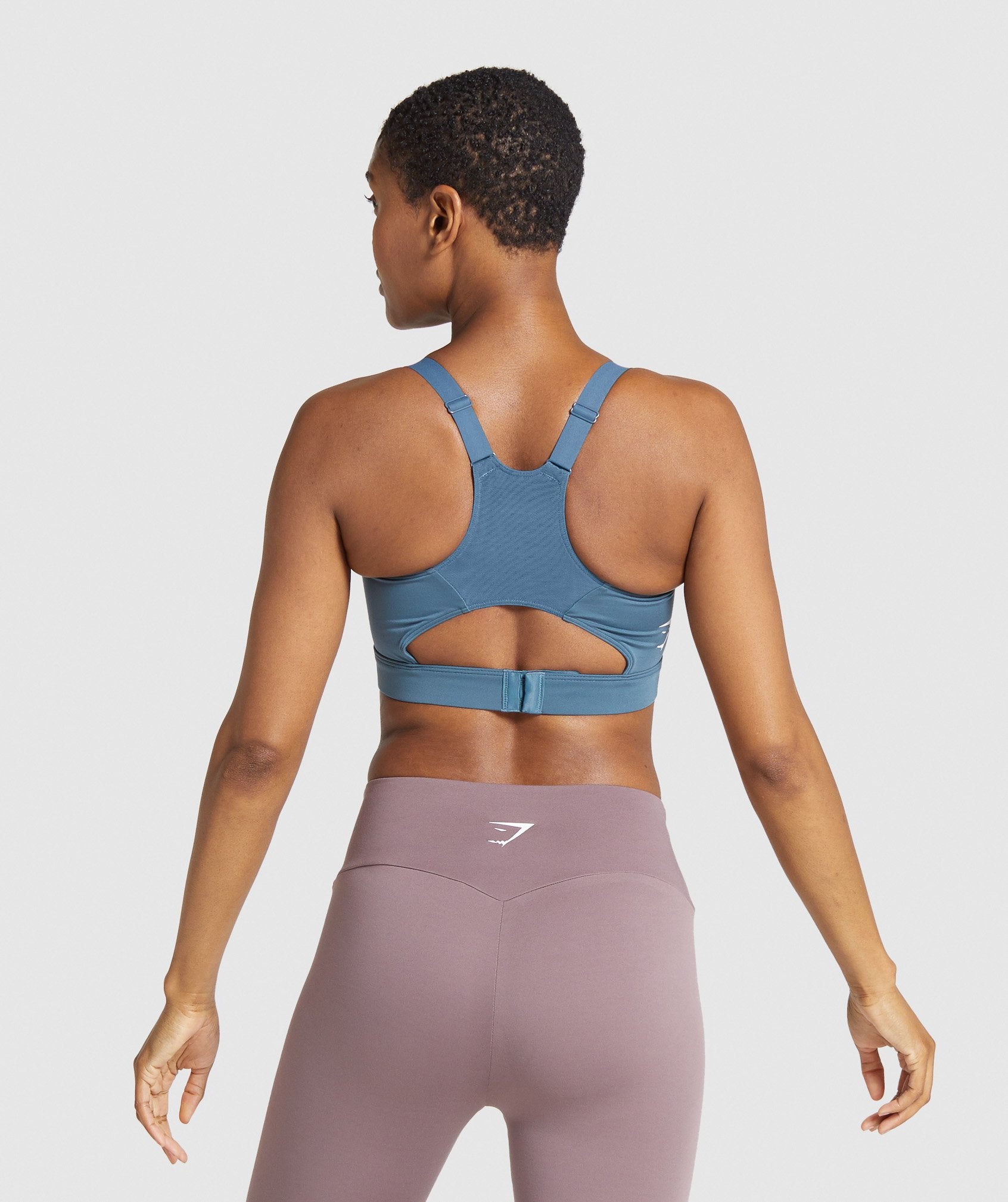 Racer Back Sports Bra in Teal