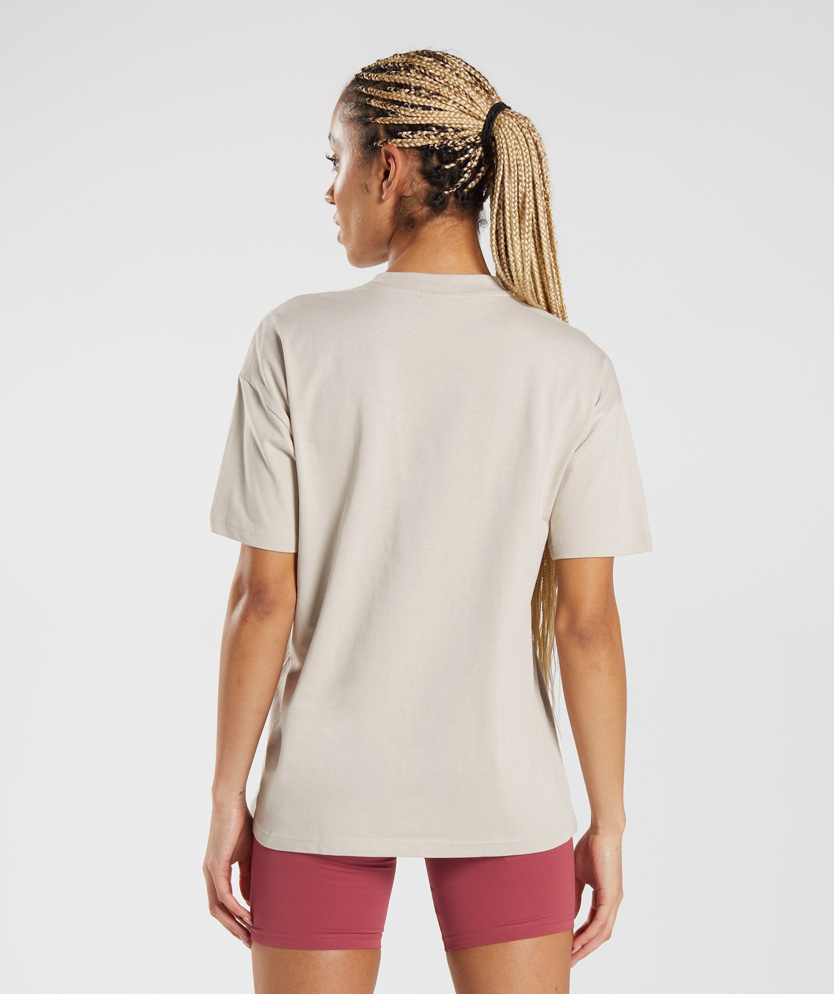 Training Oversized T-Shirt in Pebble Grey - view 2