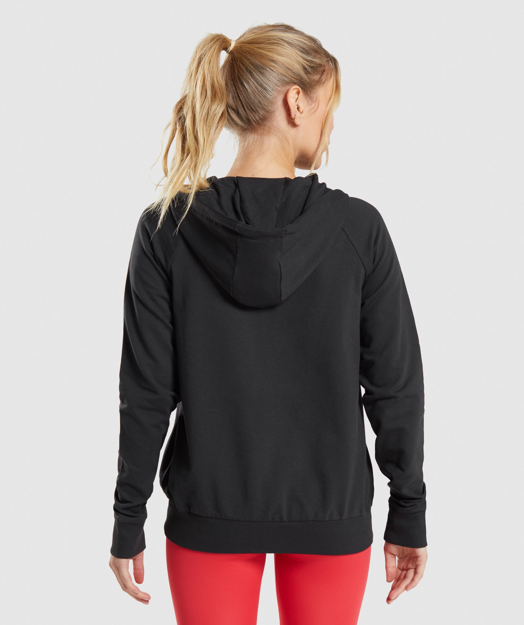 Training Zip Hoodie in Black - view 2