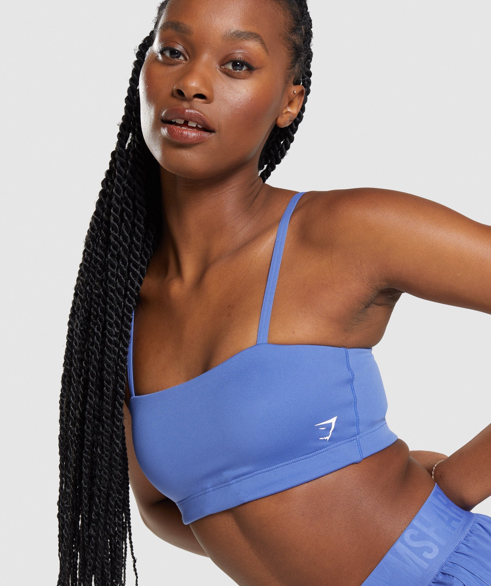 Bandeau Sports Bra in Court Blue - view 5
