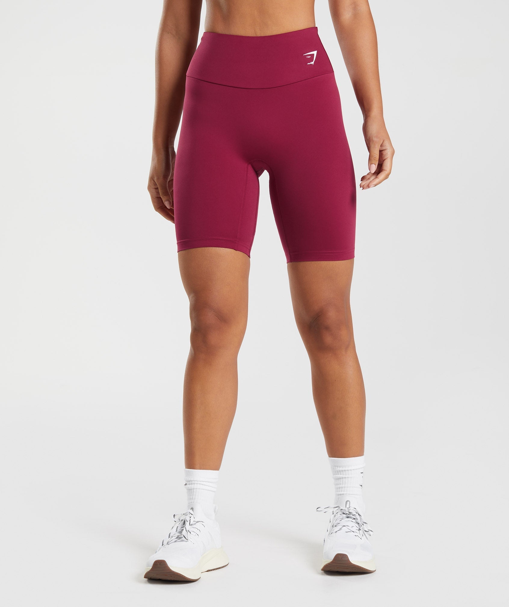 Training Cycling Shorts in Currant Pink - view 1