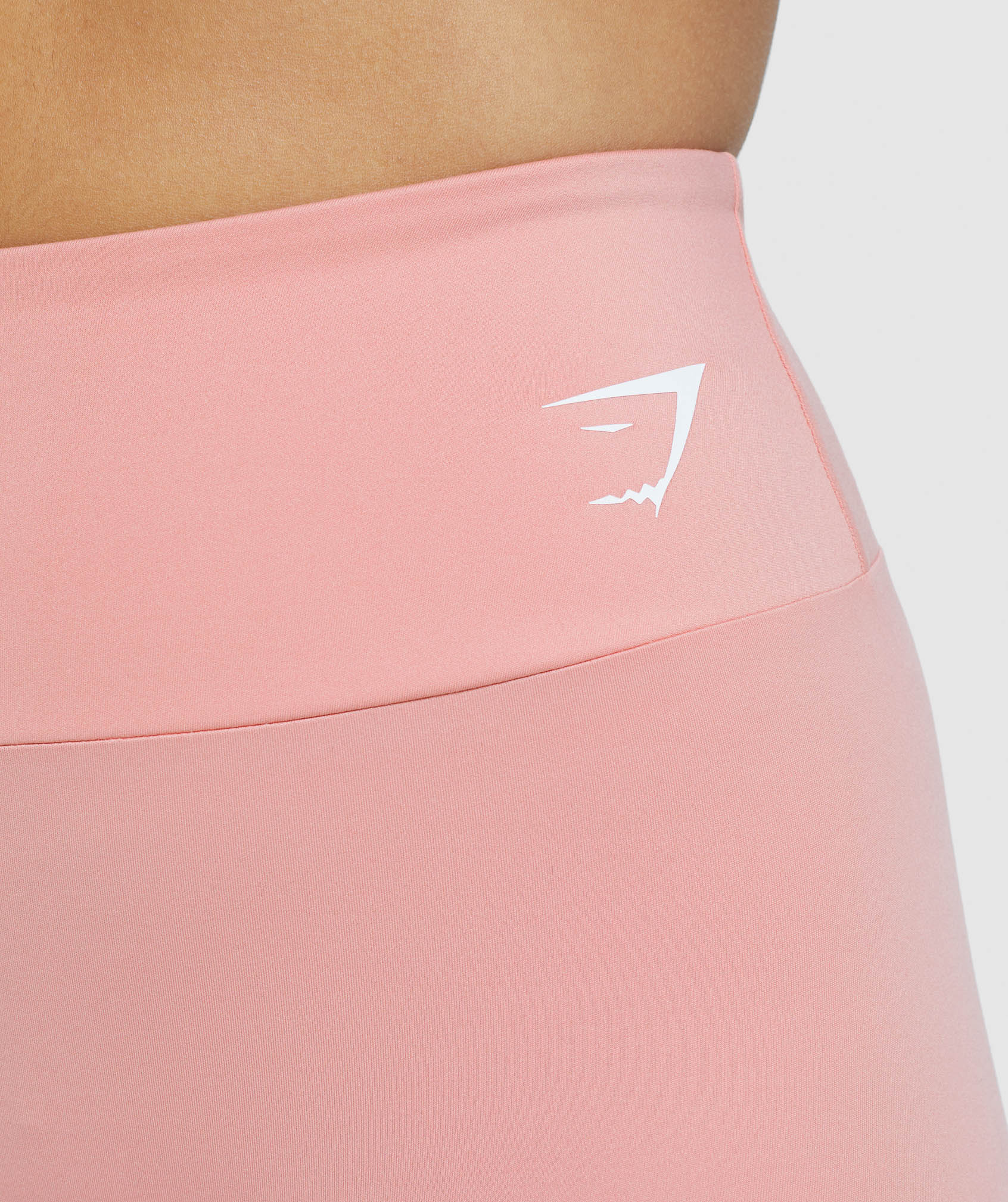Women's training leggings Gymshark Flawless Shine Seamless pink/white 